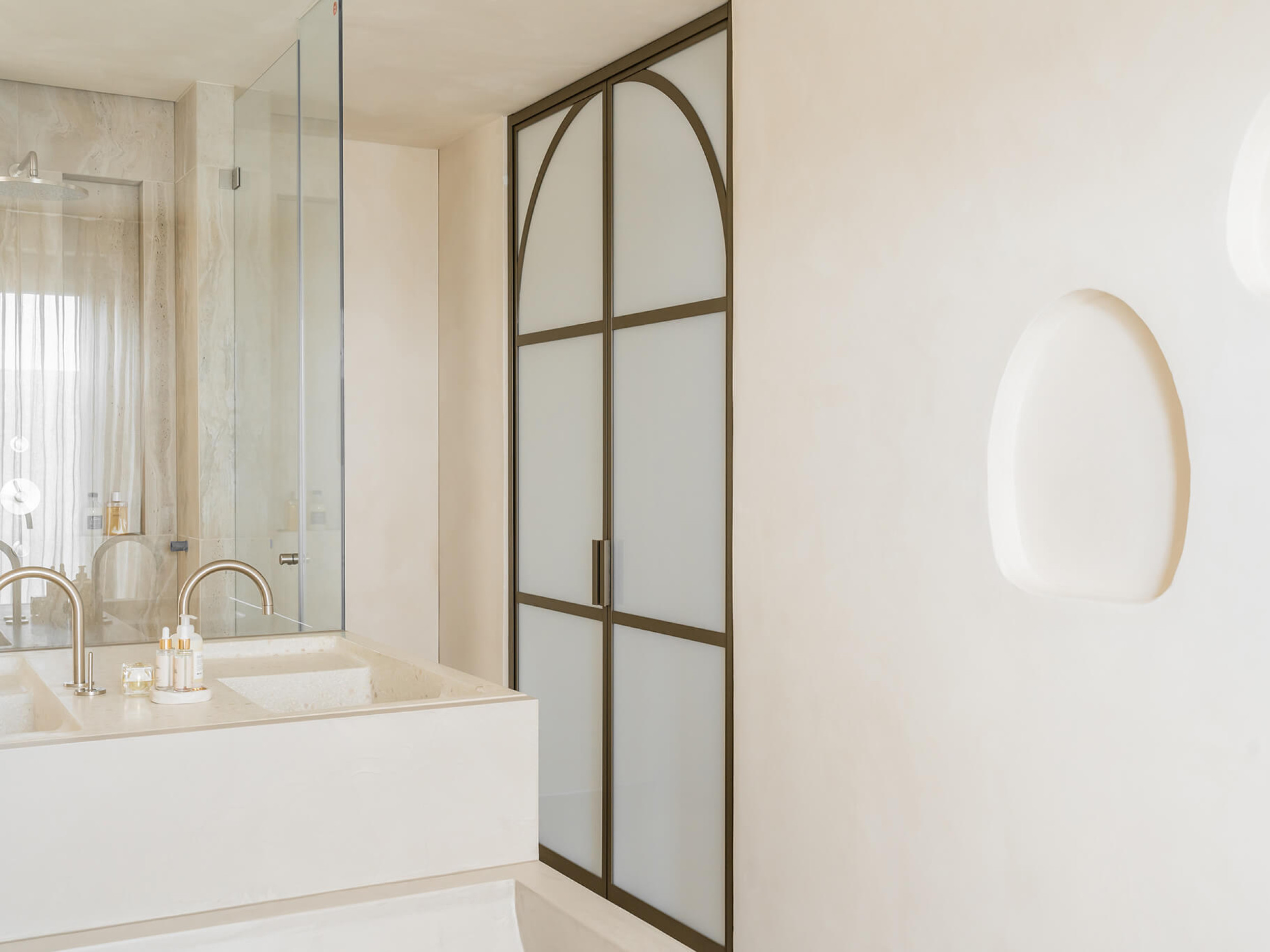 bronzen deur melkglas Casa Kanso gewoongers