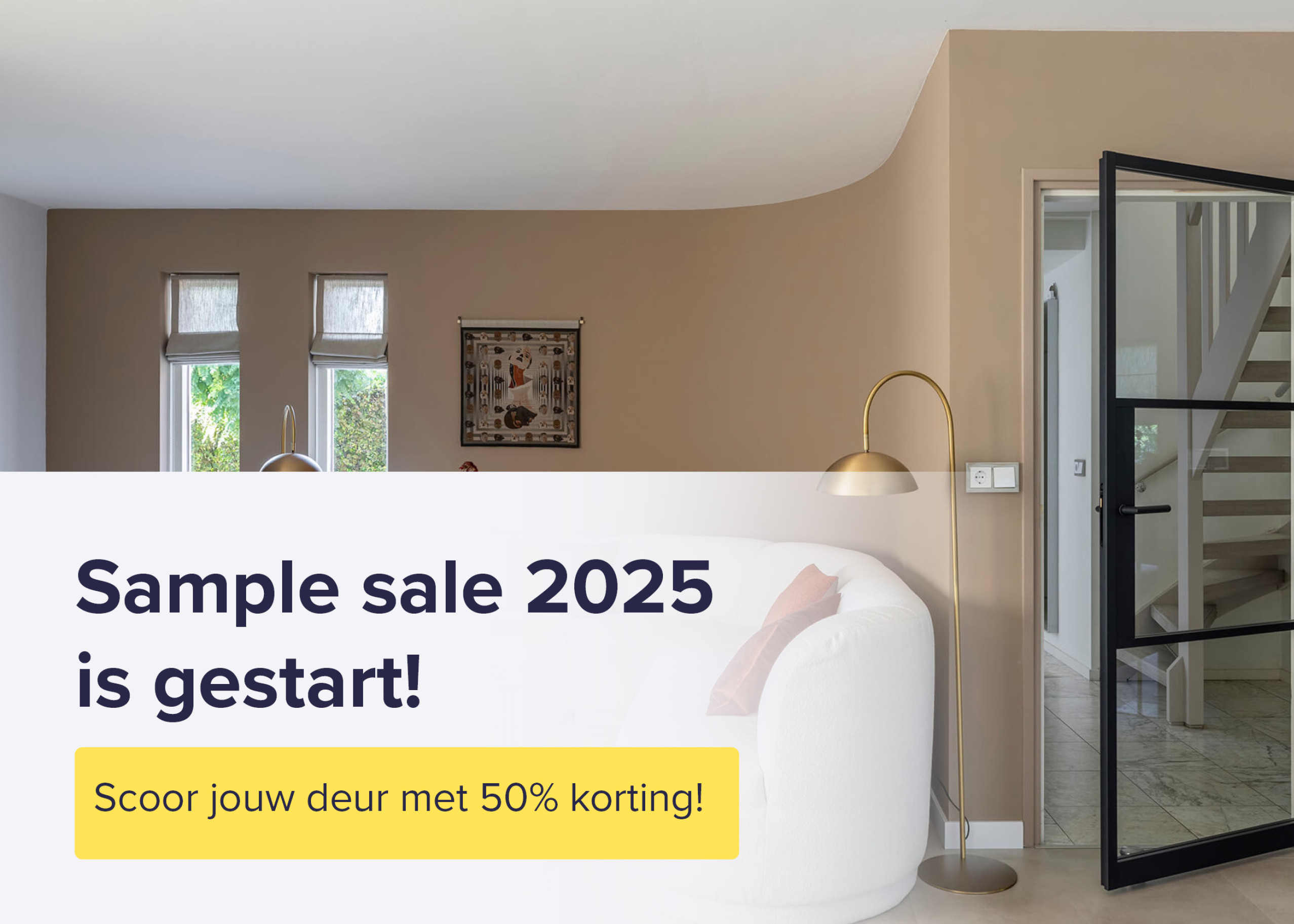 gewoongers sample sale 2025 korting op binnendeuren