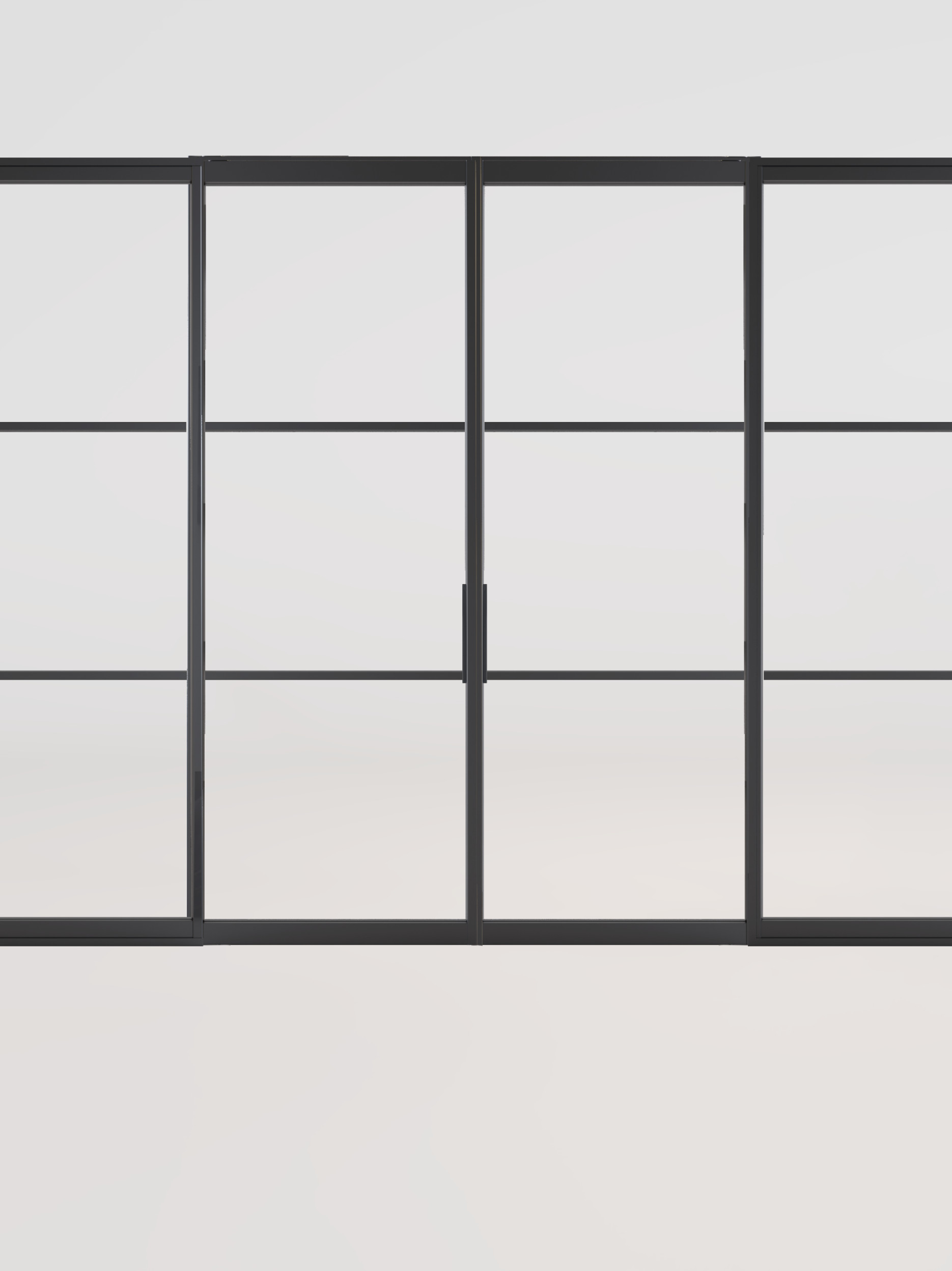 Stalen wand dubbele scharnierdeur wand GewoonGers