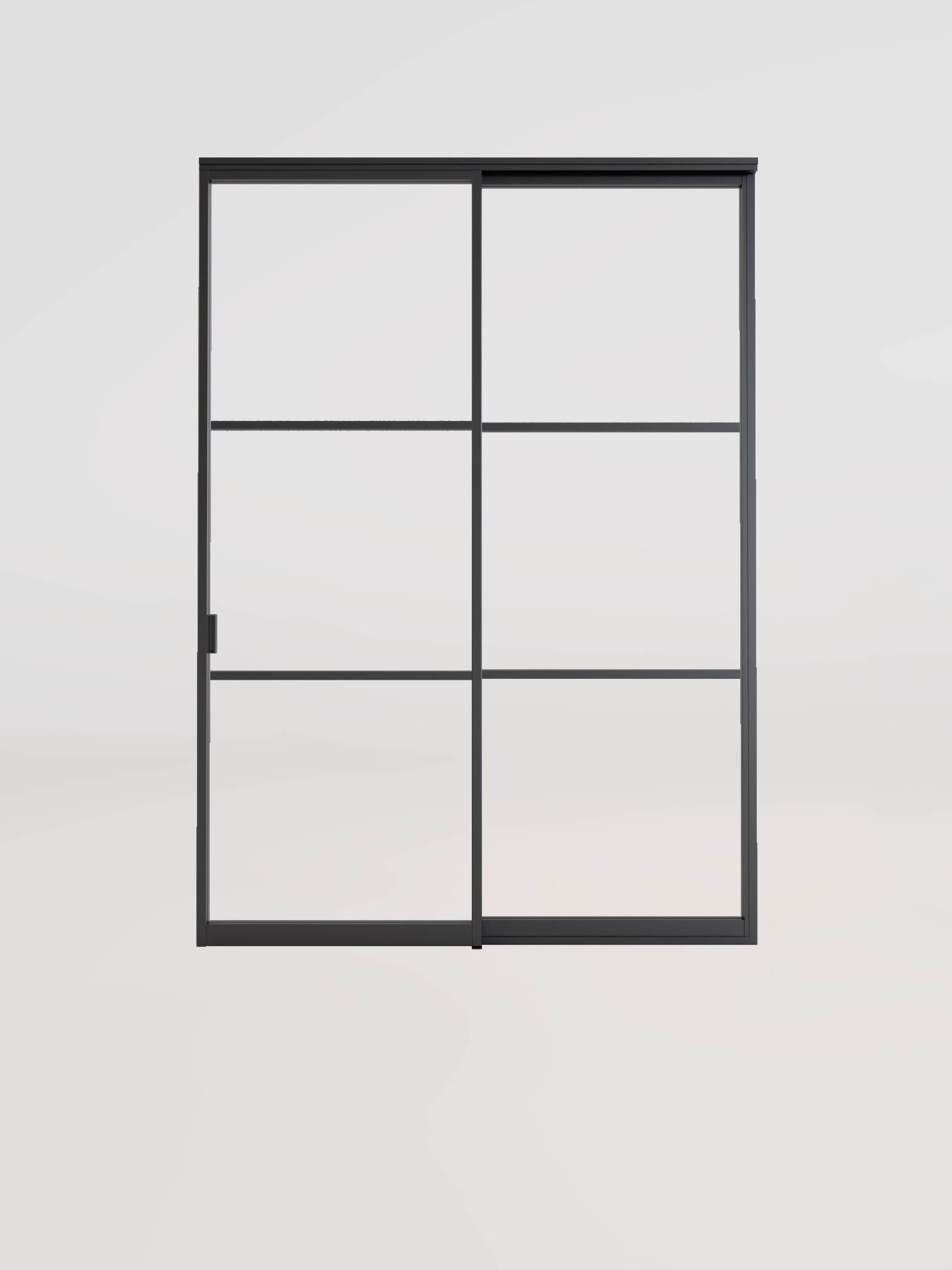 Stalen schuifdeur met wand GewoonGers