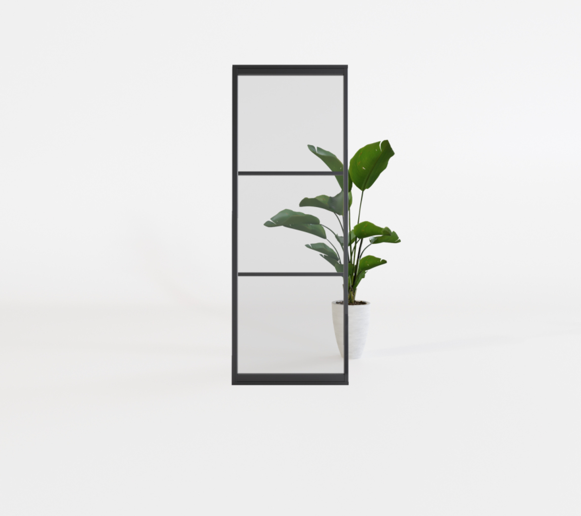 GewoonGers zwarte glazen wand met korting sample sale