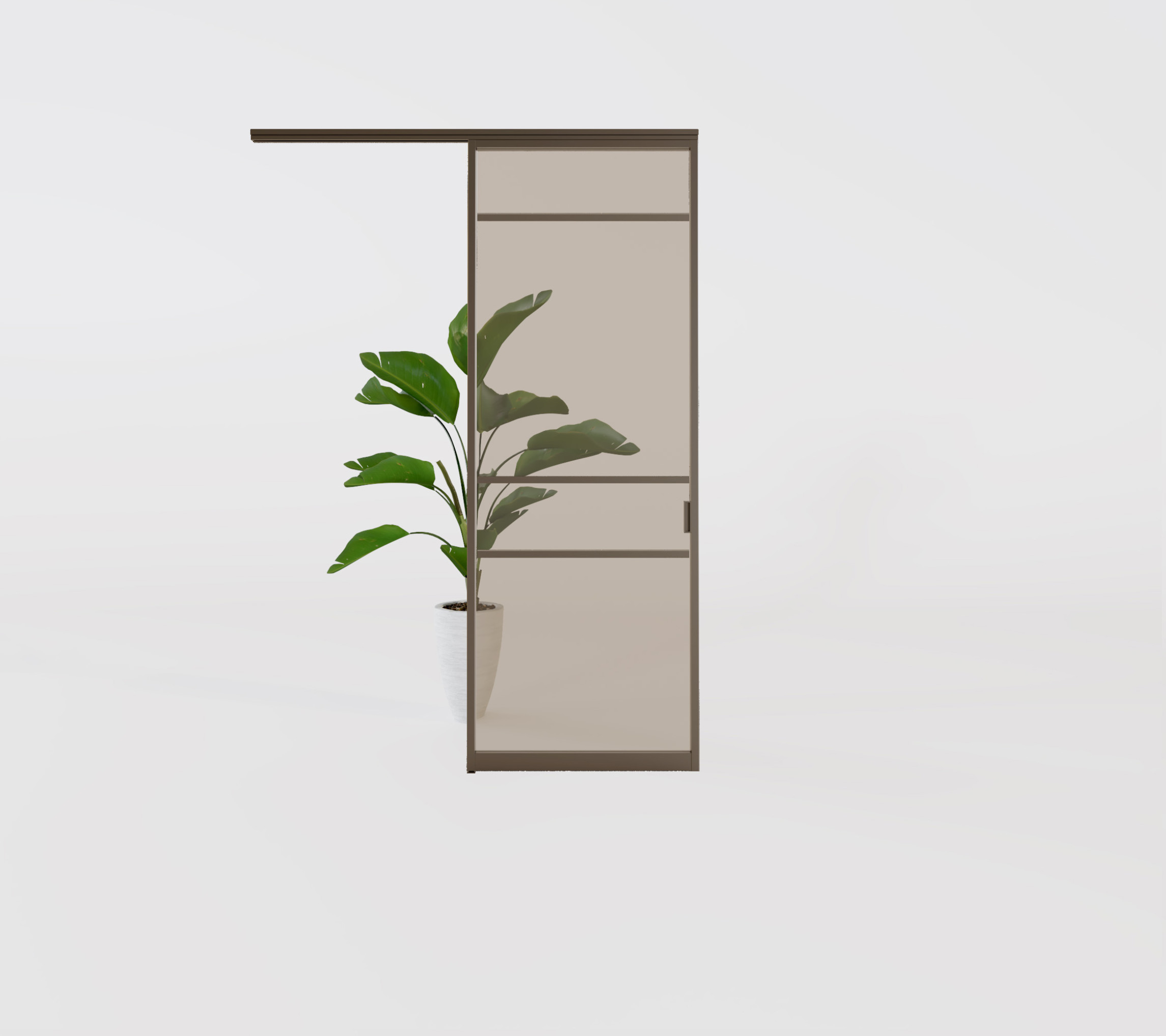 GewoonGers sample sale schuifdeur met brons rookglas korting