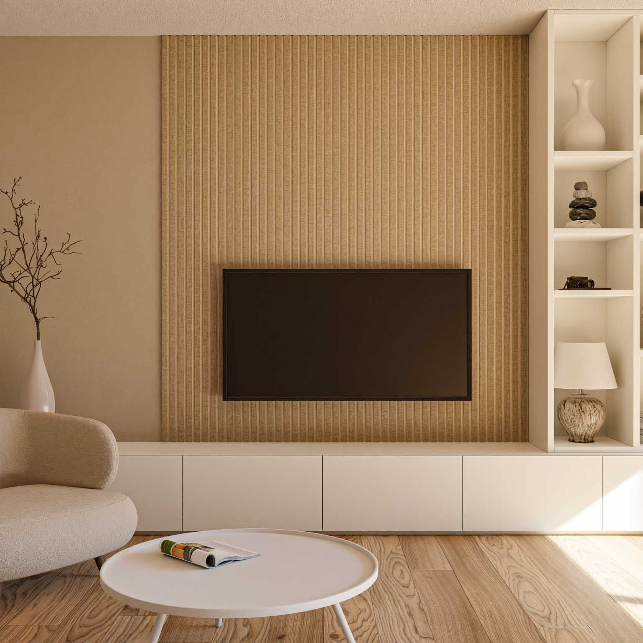 akupanel wanddecoratie lattenwand behang GewoonGers