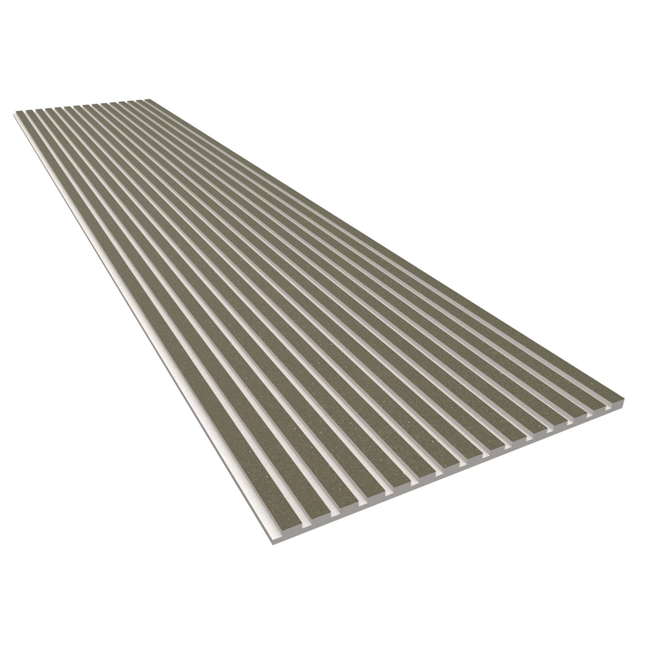 Akoestisch paneel van GewoonGers met beige vilt voor geluiddemping in huis