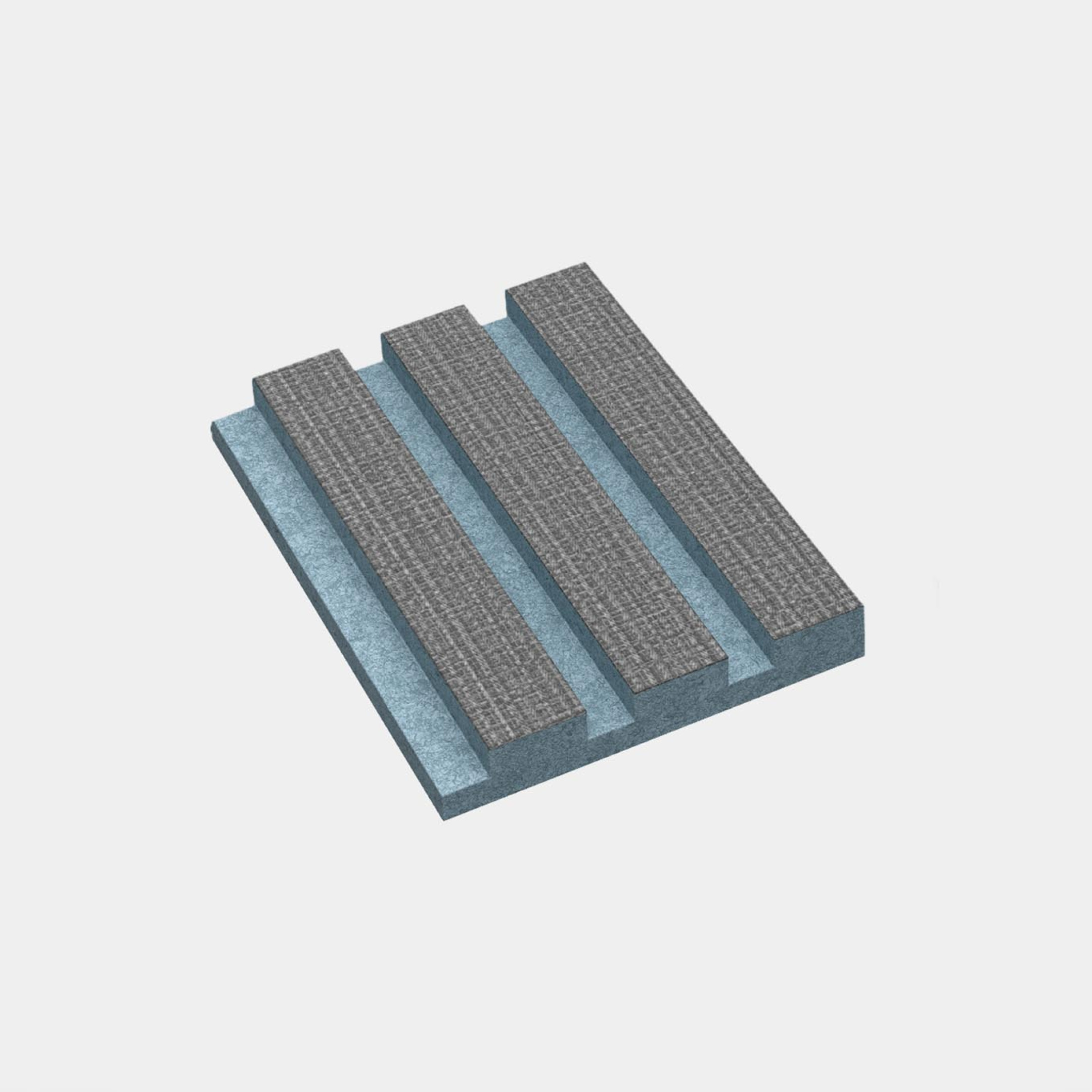 kleurstaal akoestisch paneel GewoonGers akupanel lattenwand