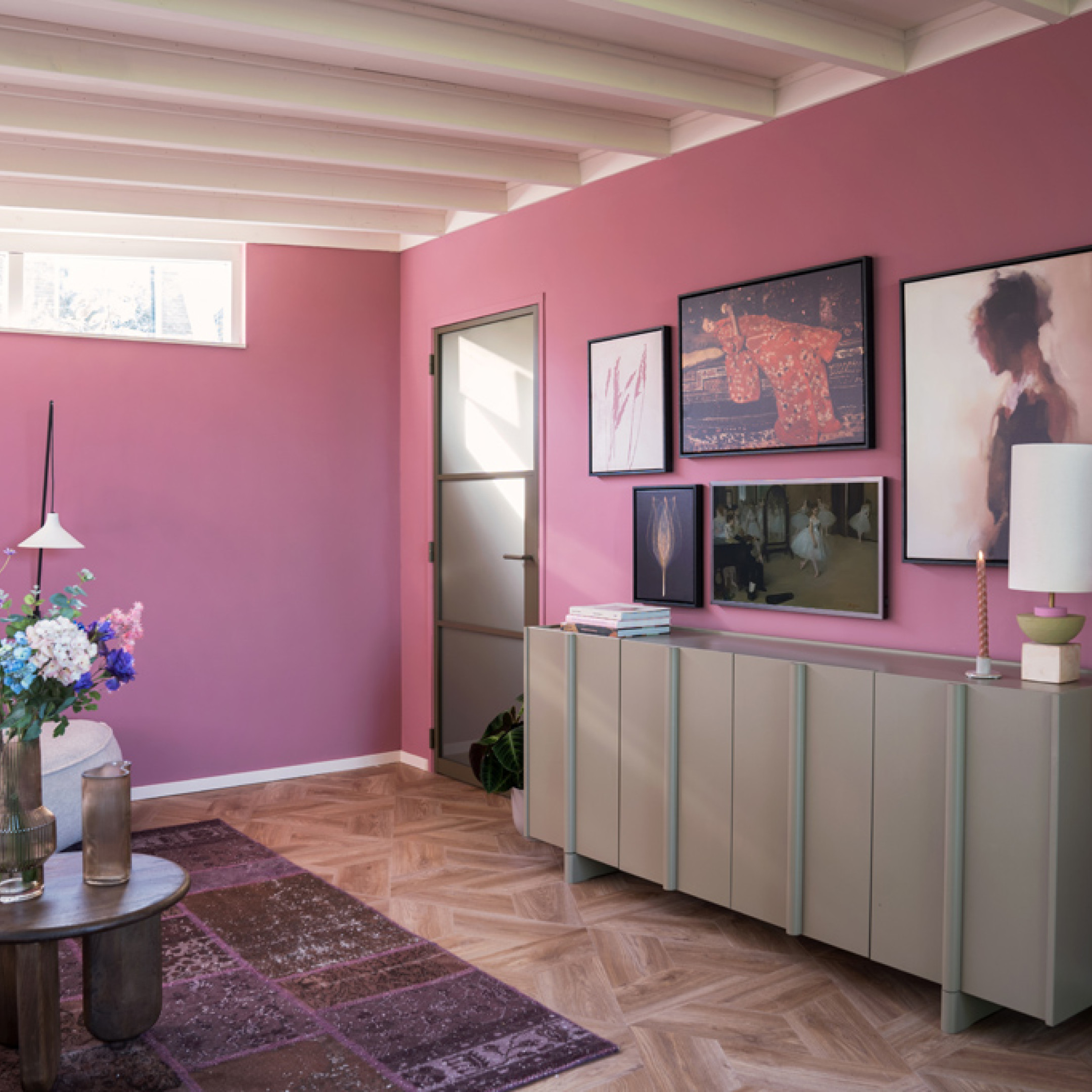 bronzen deur met matglas tiny house inrichten GewoonGers