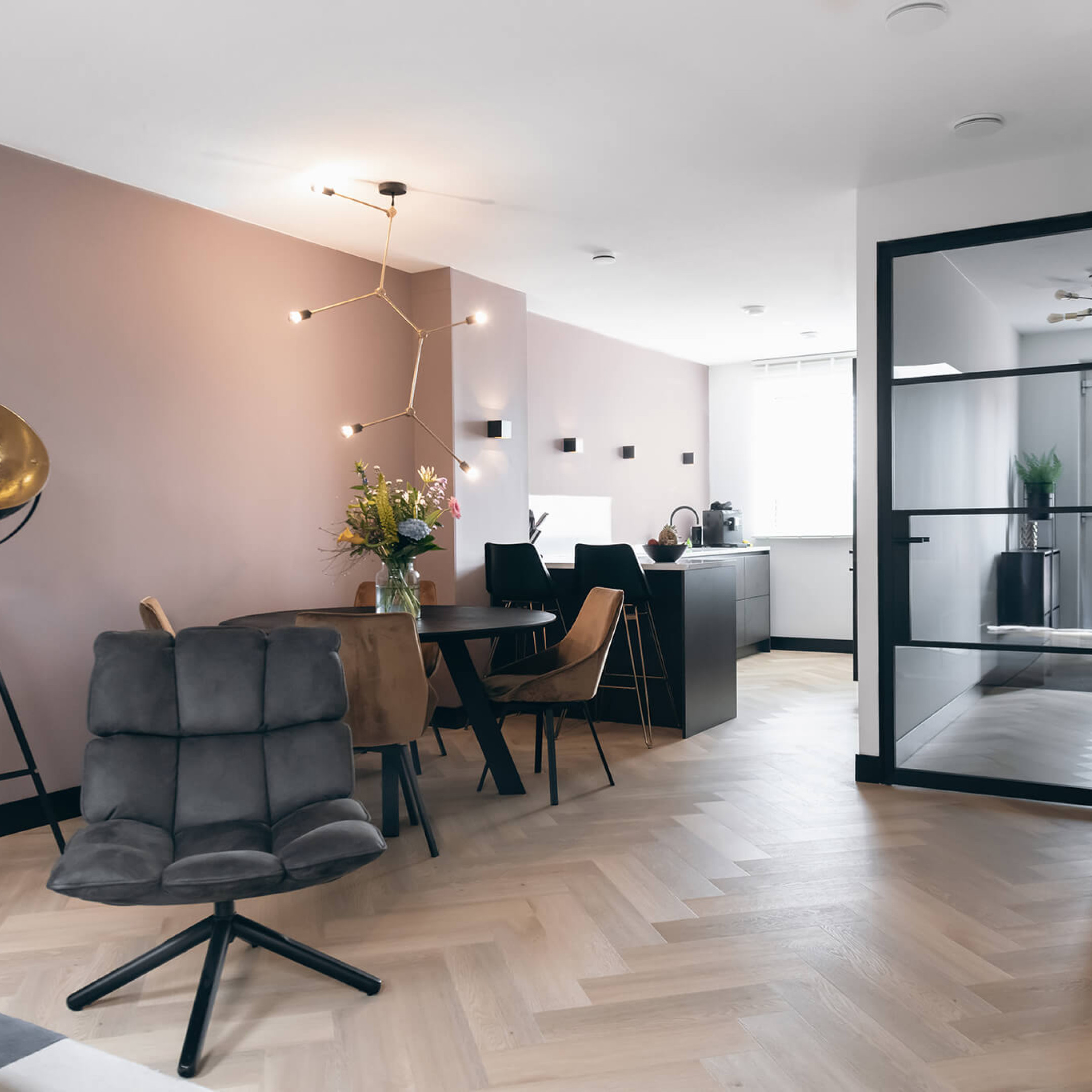 zwarte opdekdeur voor eigen kozijn gewoon gers