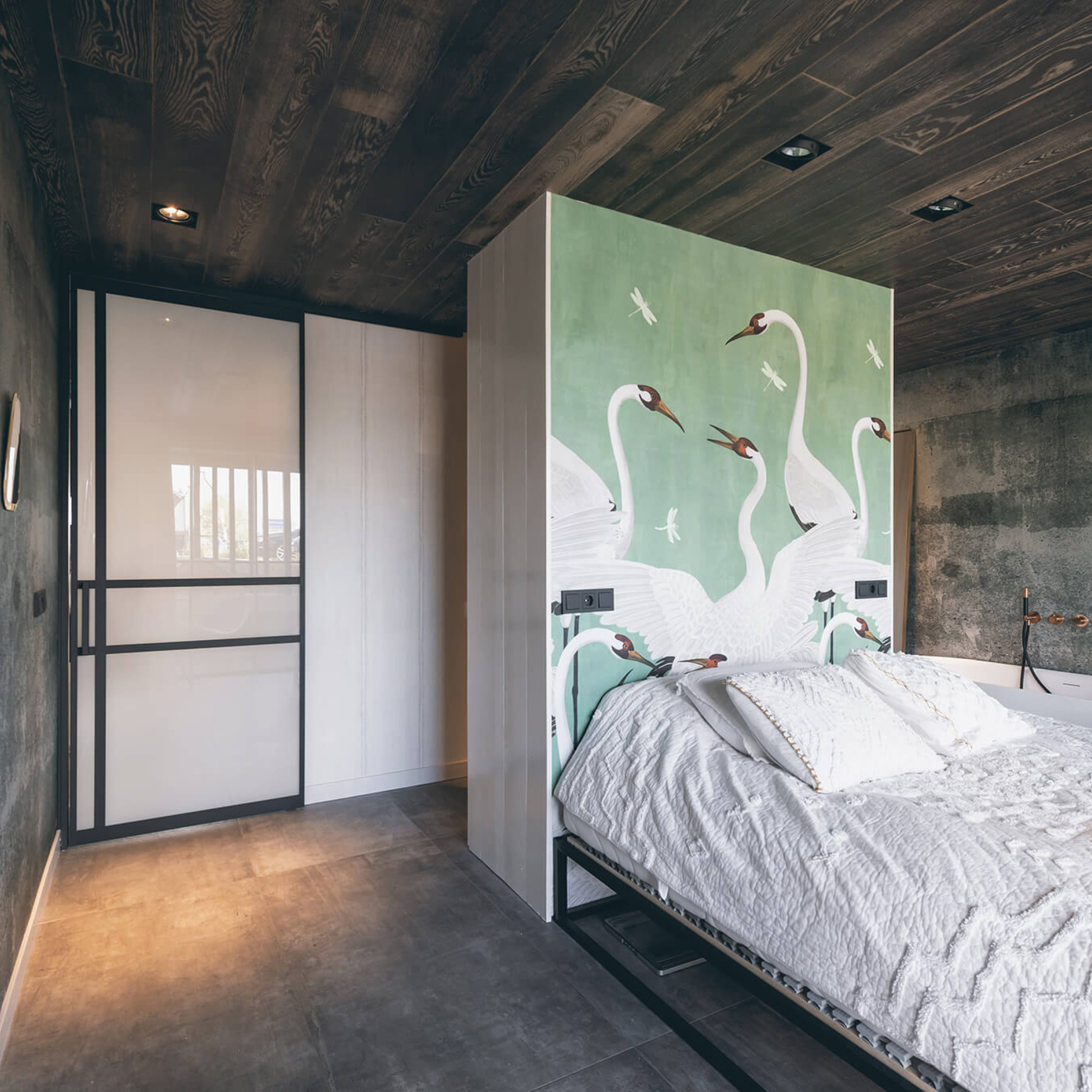 stalen deur melkglas GewoonGers