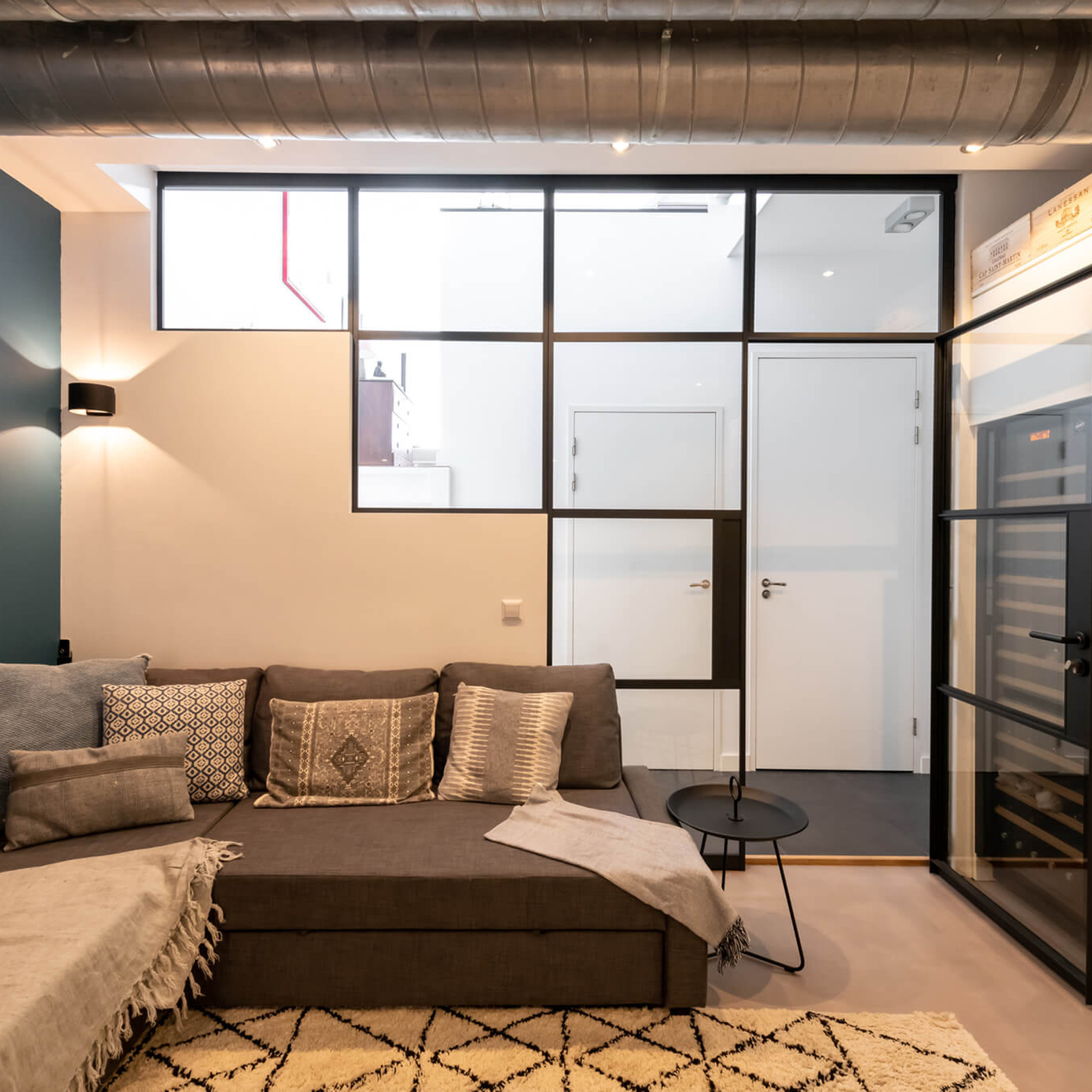 maatwerk glaswand trap afsluiten gewoongers