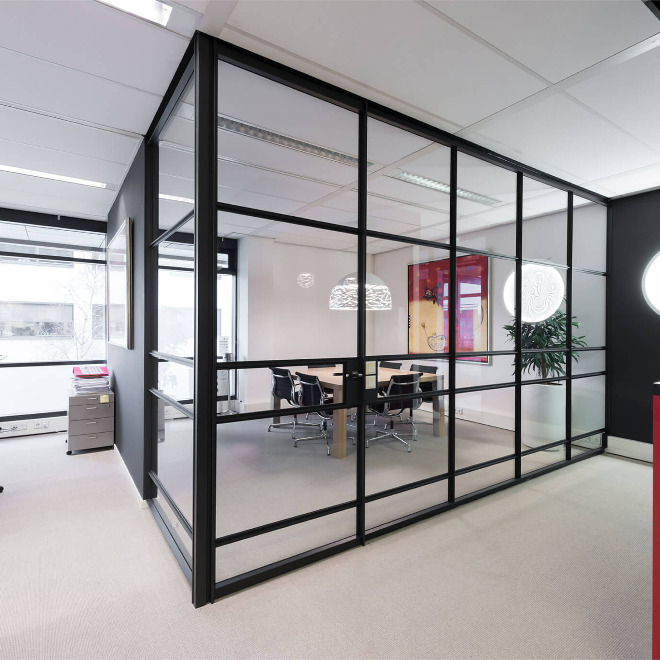 glaswand vergaderruimte GewoonGers