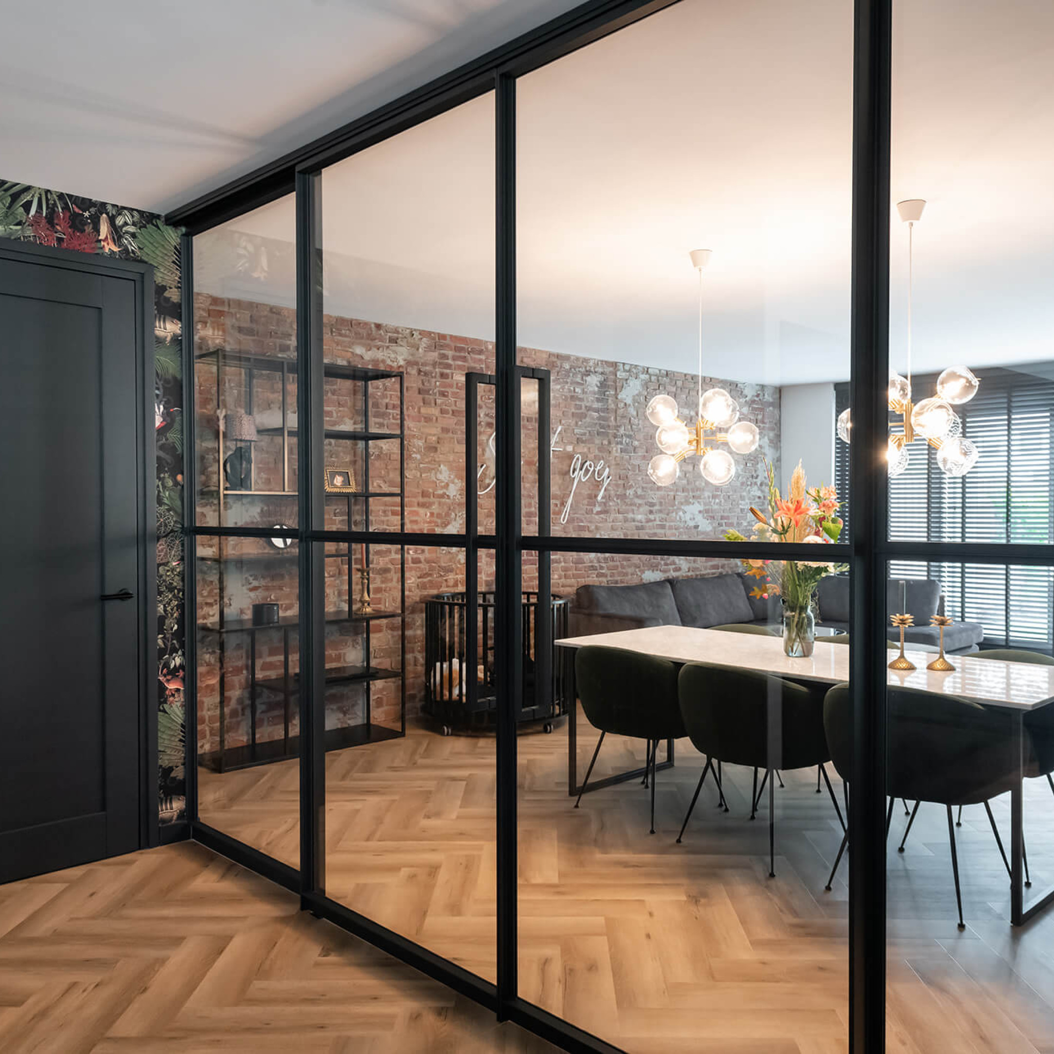 roomdivider stalen schuifdeuren gewoongers