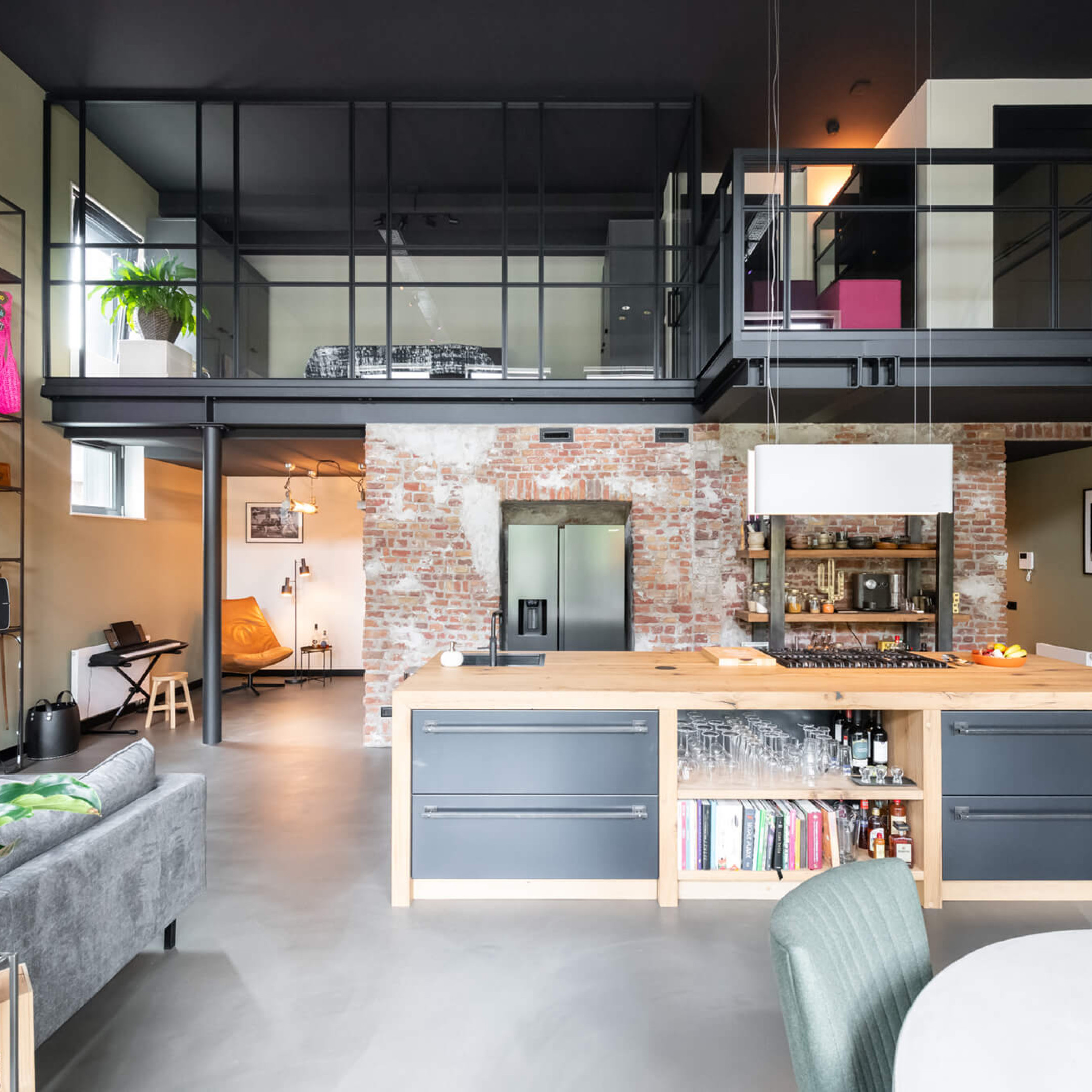 vide afsluiten glas wand gewoon gers