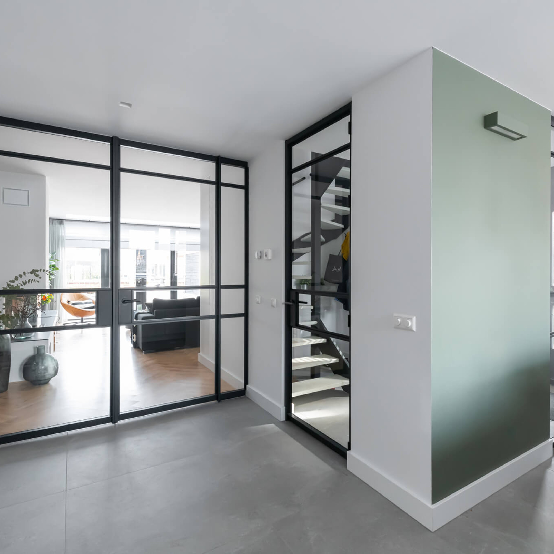 openslaande deur zwart met glas Gewoon Gers