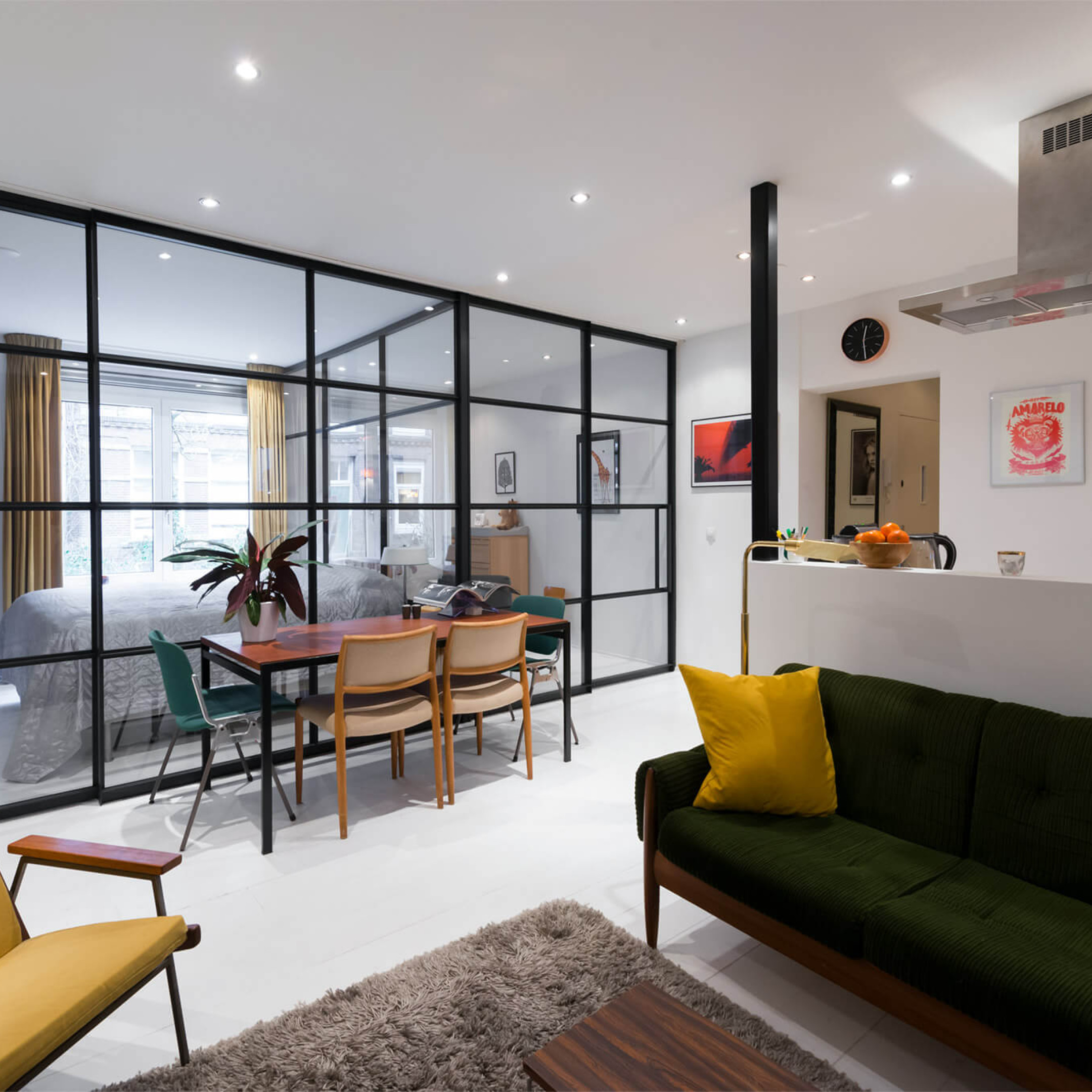 glaswanden slaapkamer GewoonGers stalen deuren