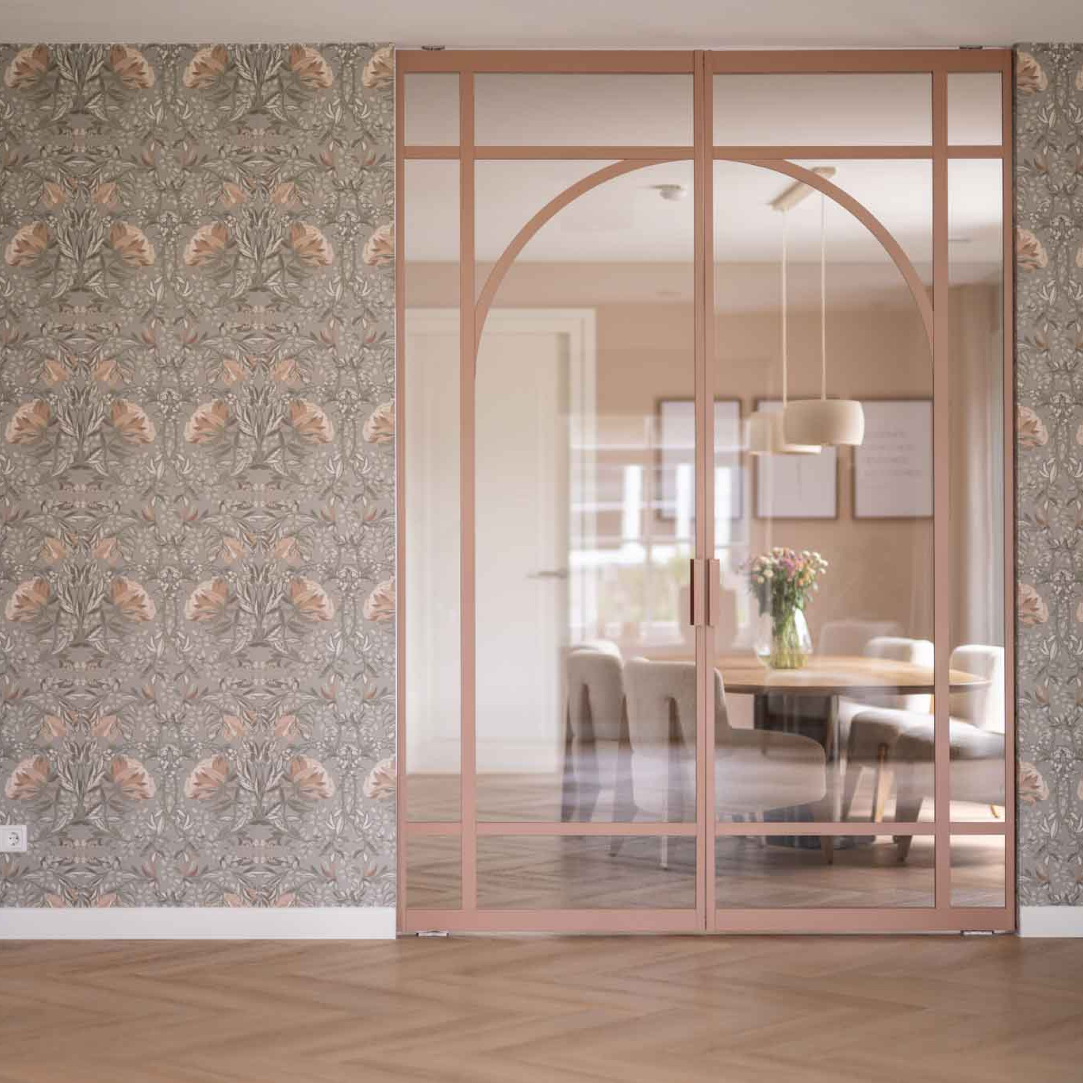 Openslaande dubbele taatsdeur op maat van Gewoon Gers