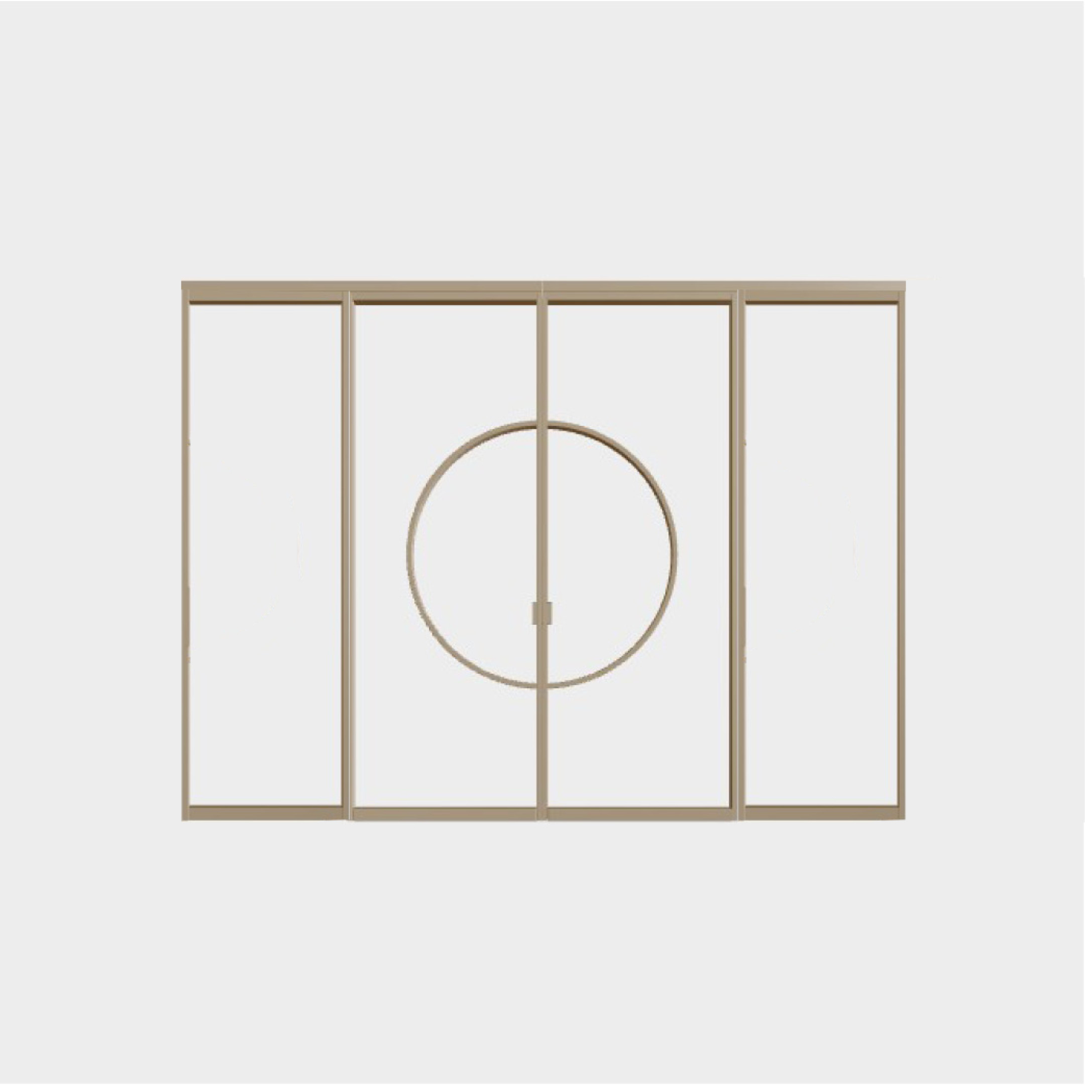 schuifwand GewoonGers schuifdeur ronde vorm