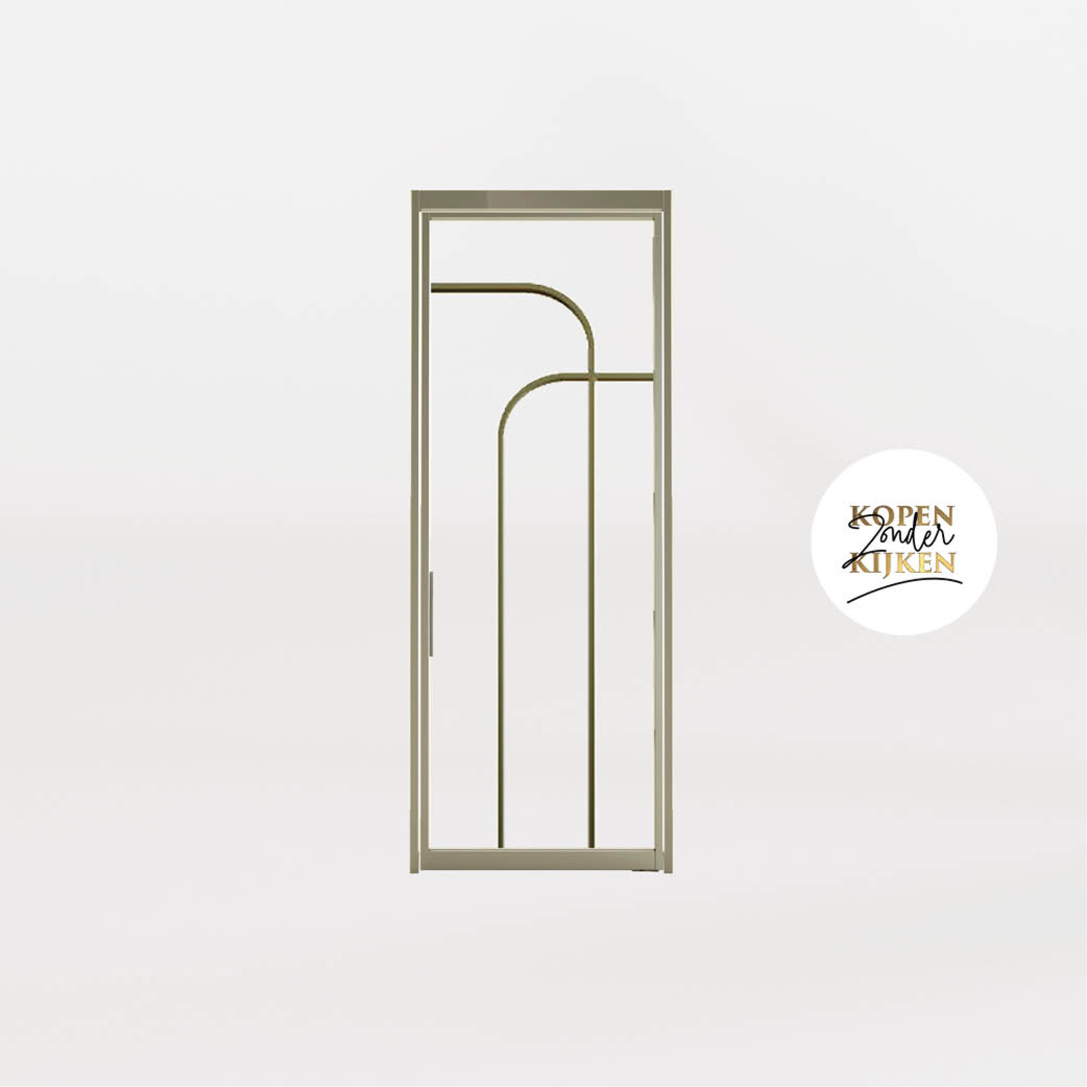 Stompe deur met kozijn op maat van GewoonGers