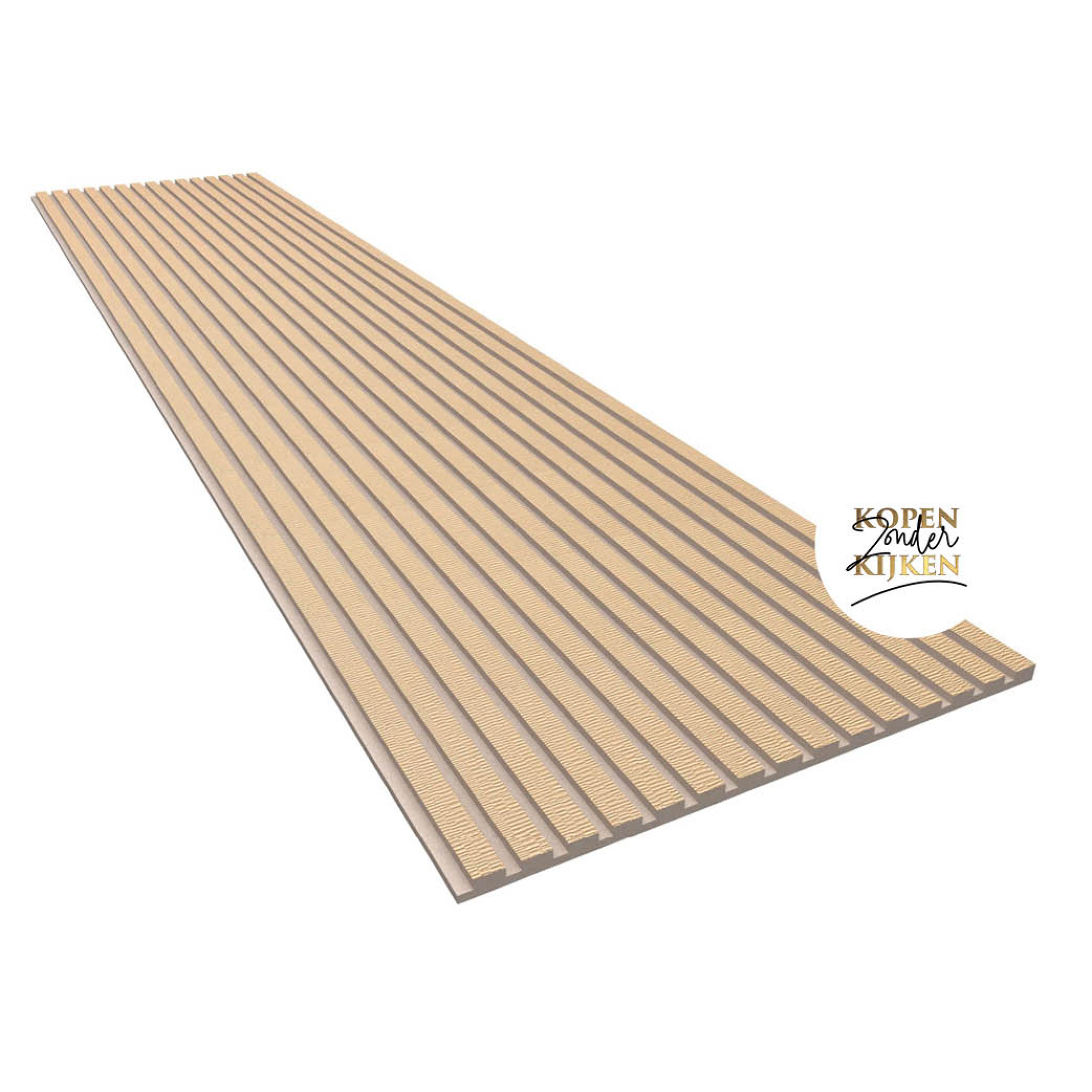 Akoestisch wandpaneel gezien bij Kopen Zonder Kijken