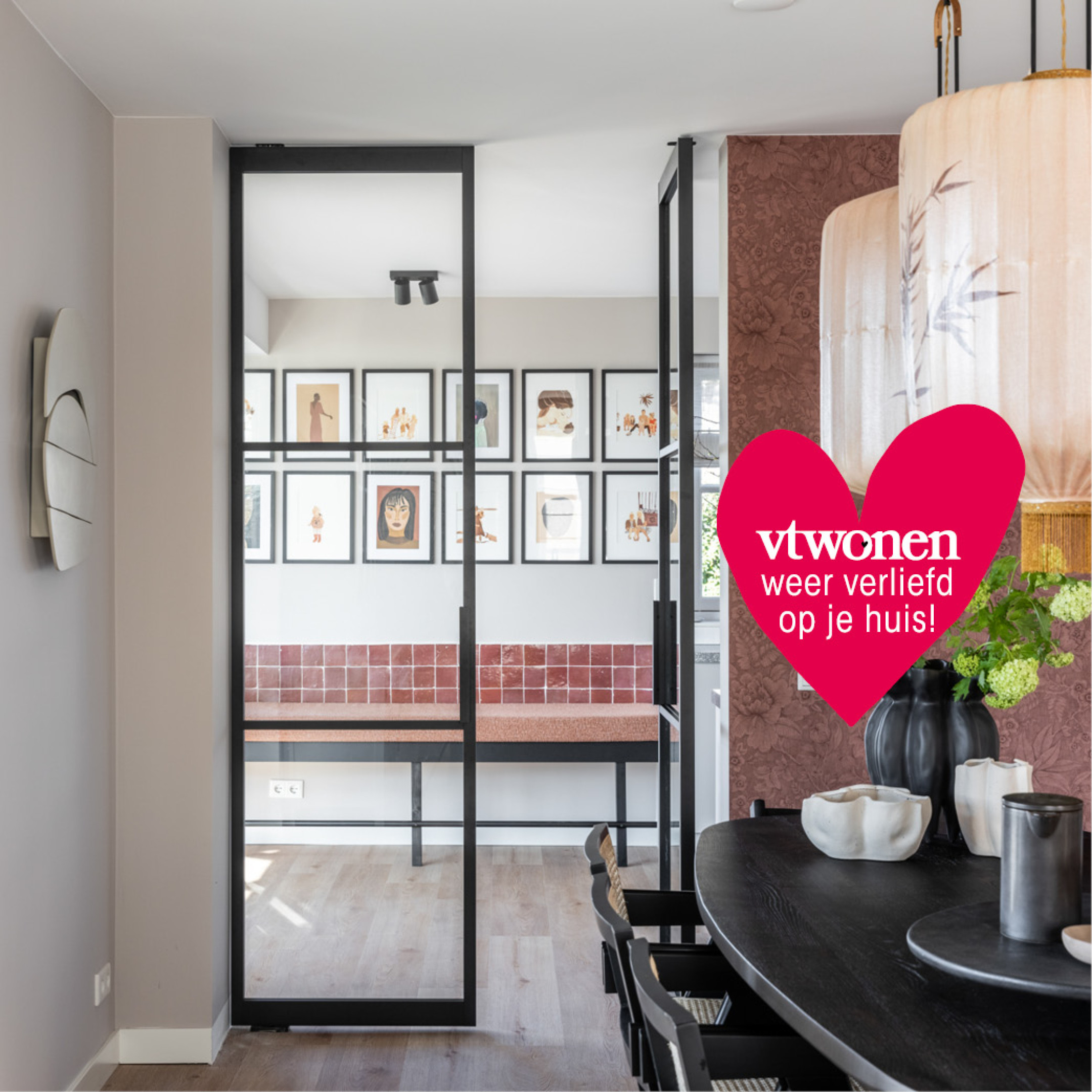 dubbele taatsdeur in het zwart van GewoonGers gezien bij vtwonen