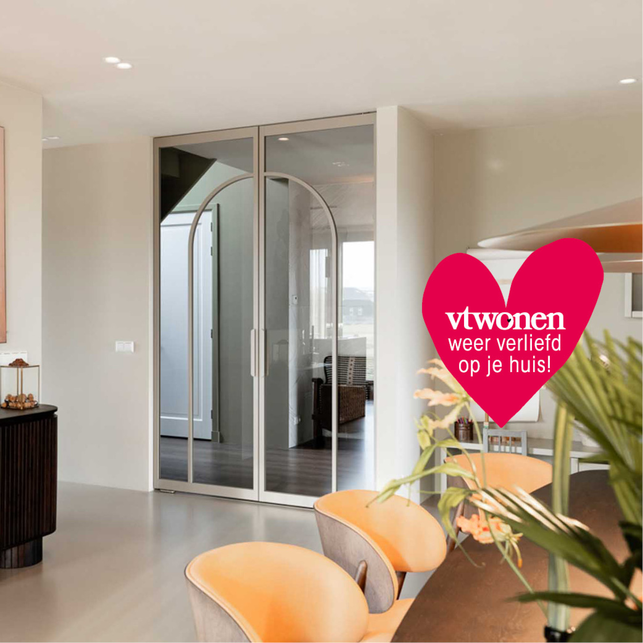 dubbele taatsdeur met ronde vorm van GewoonGers gezien bij vtwonen