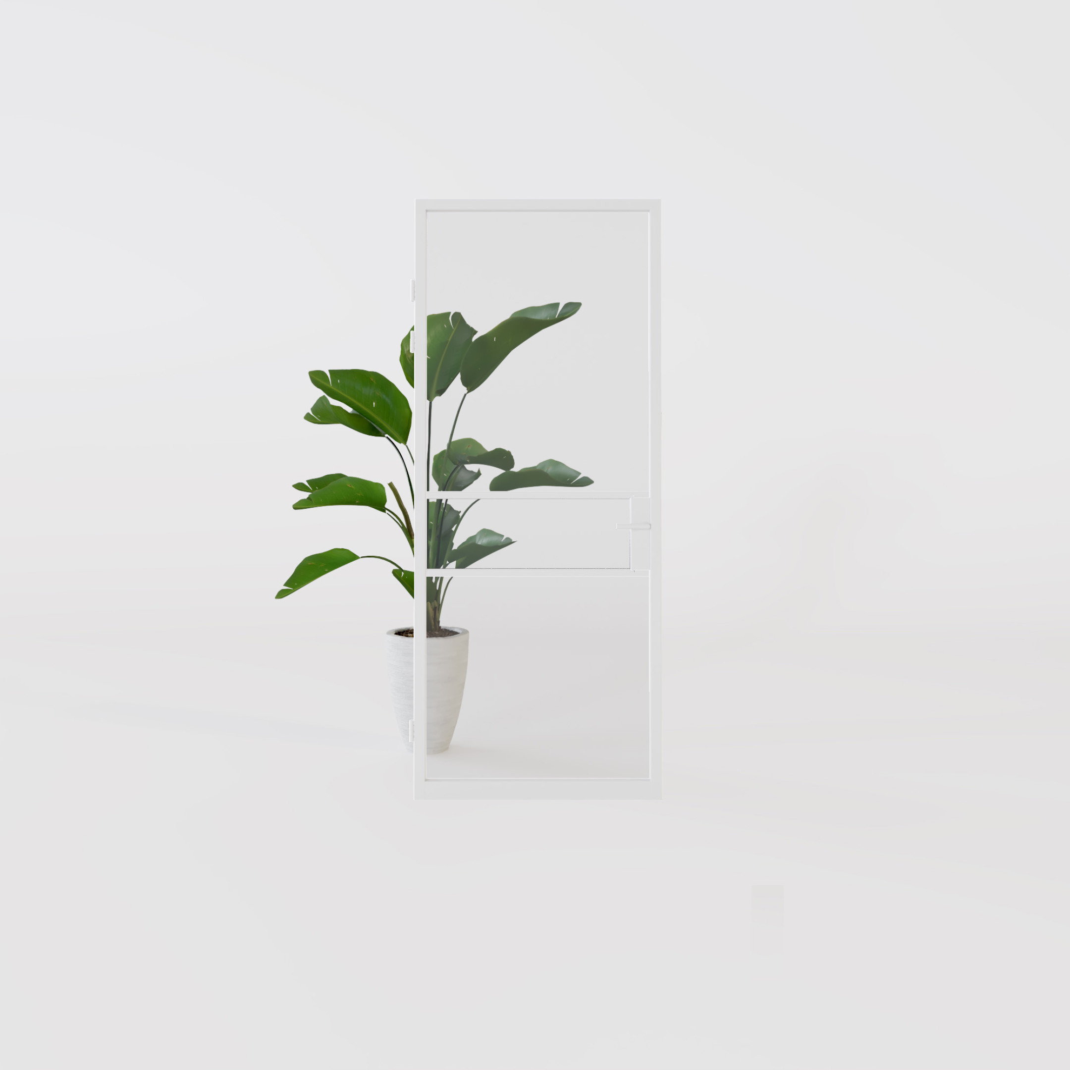 witte stalen deur sample sale glazen binnendeur met korting GewoonGers