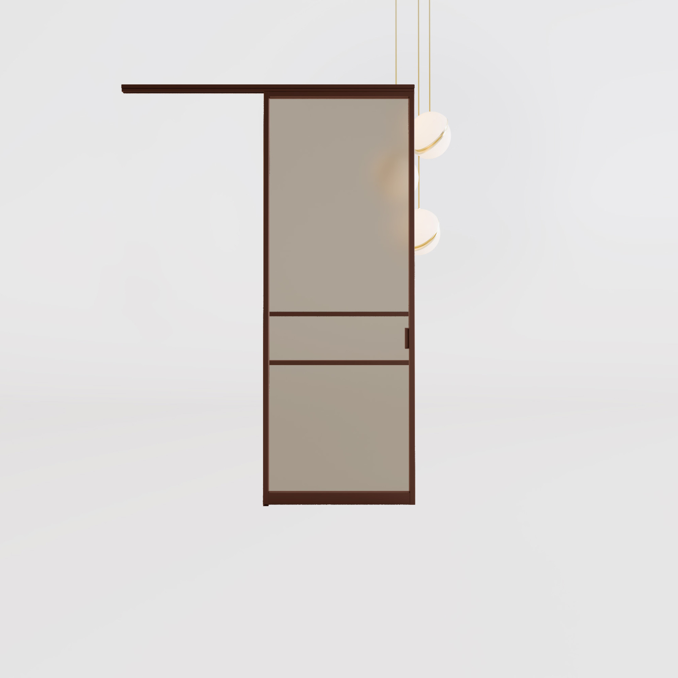 GewoonGers sample sale schuifdeur met glas korting brons matglas