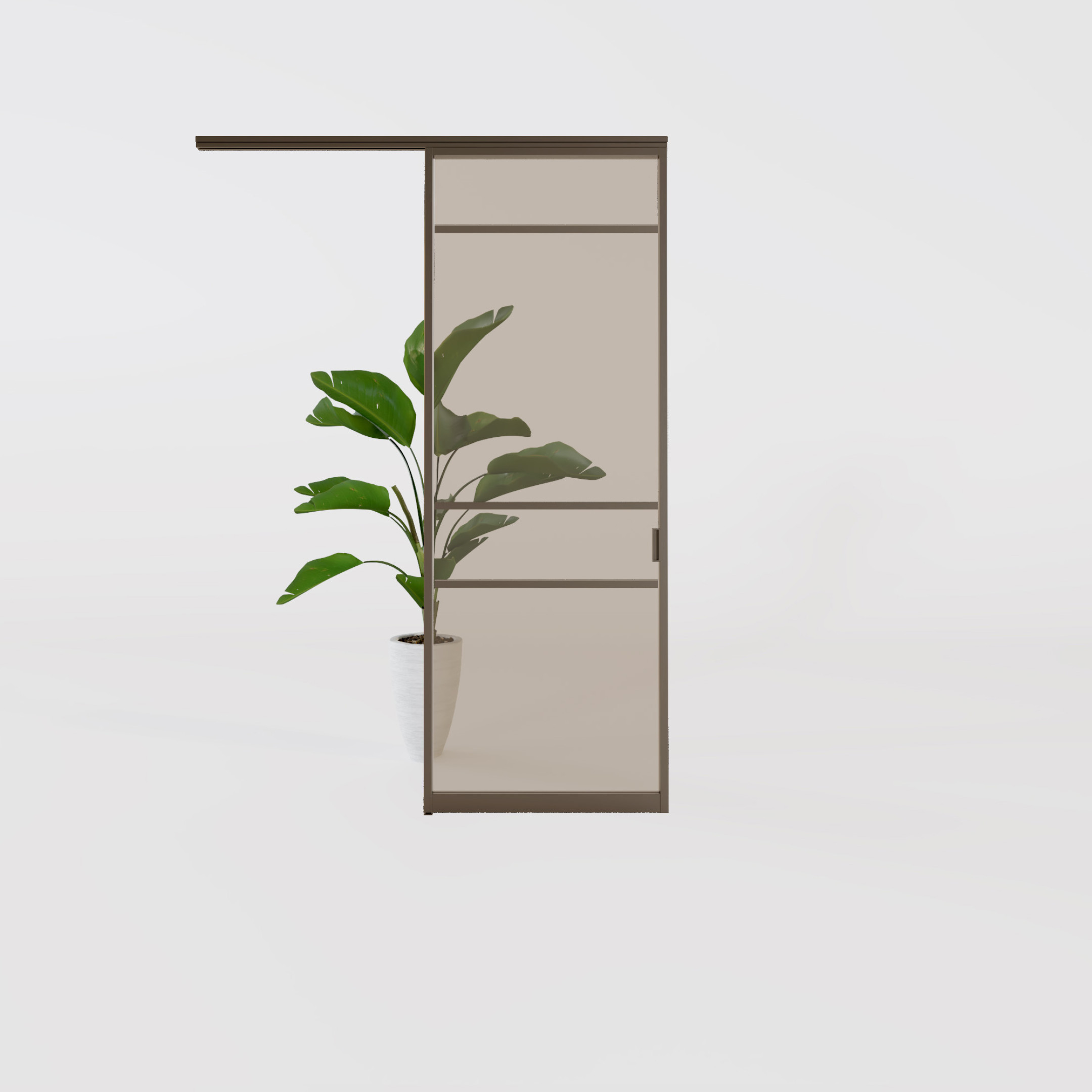 GewoonGers sample sale schuifdeur met brons rookglas korting