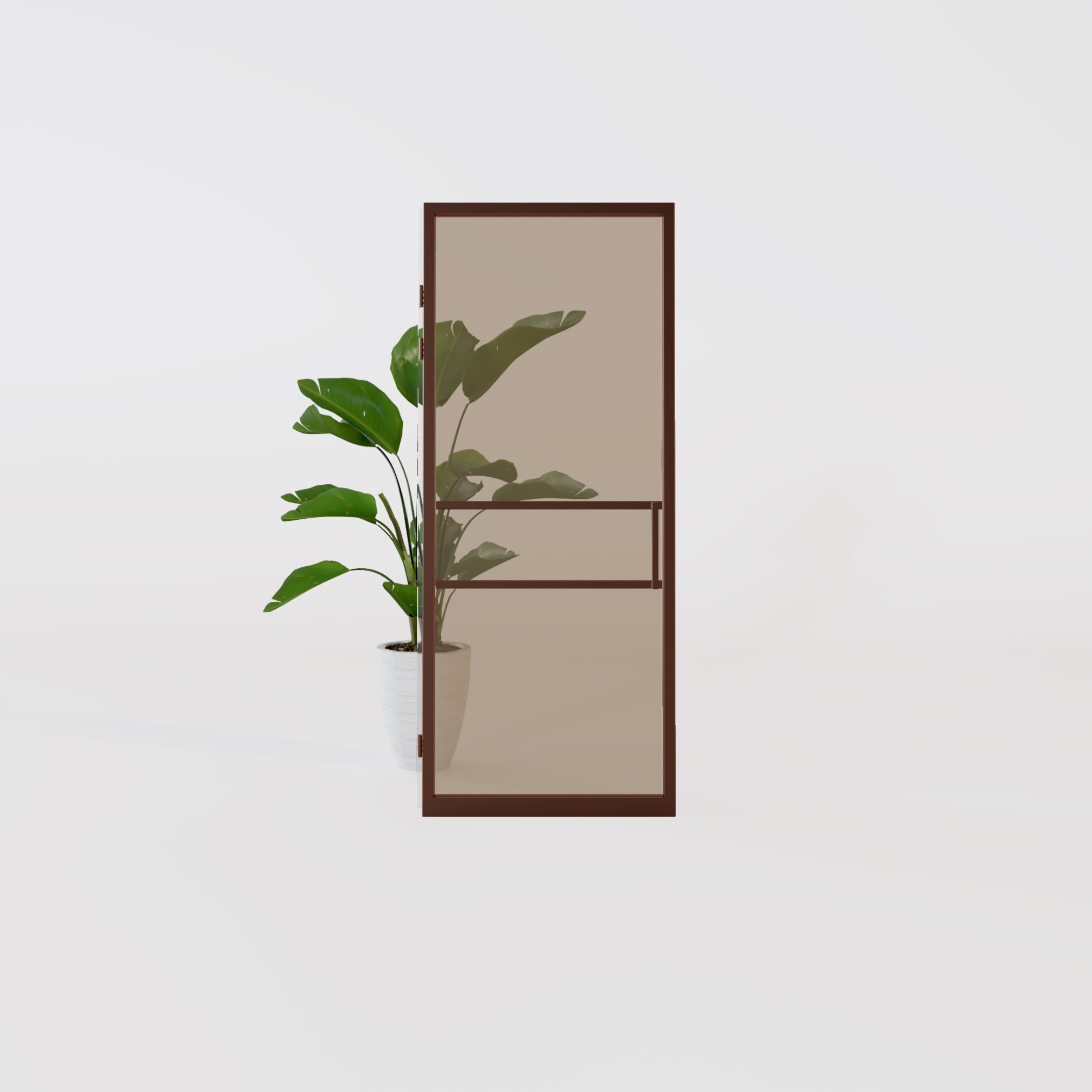 GewoonGers sample sale binnendeur met glas korting gekleurde stalen deur rookglas