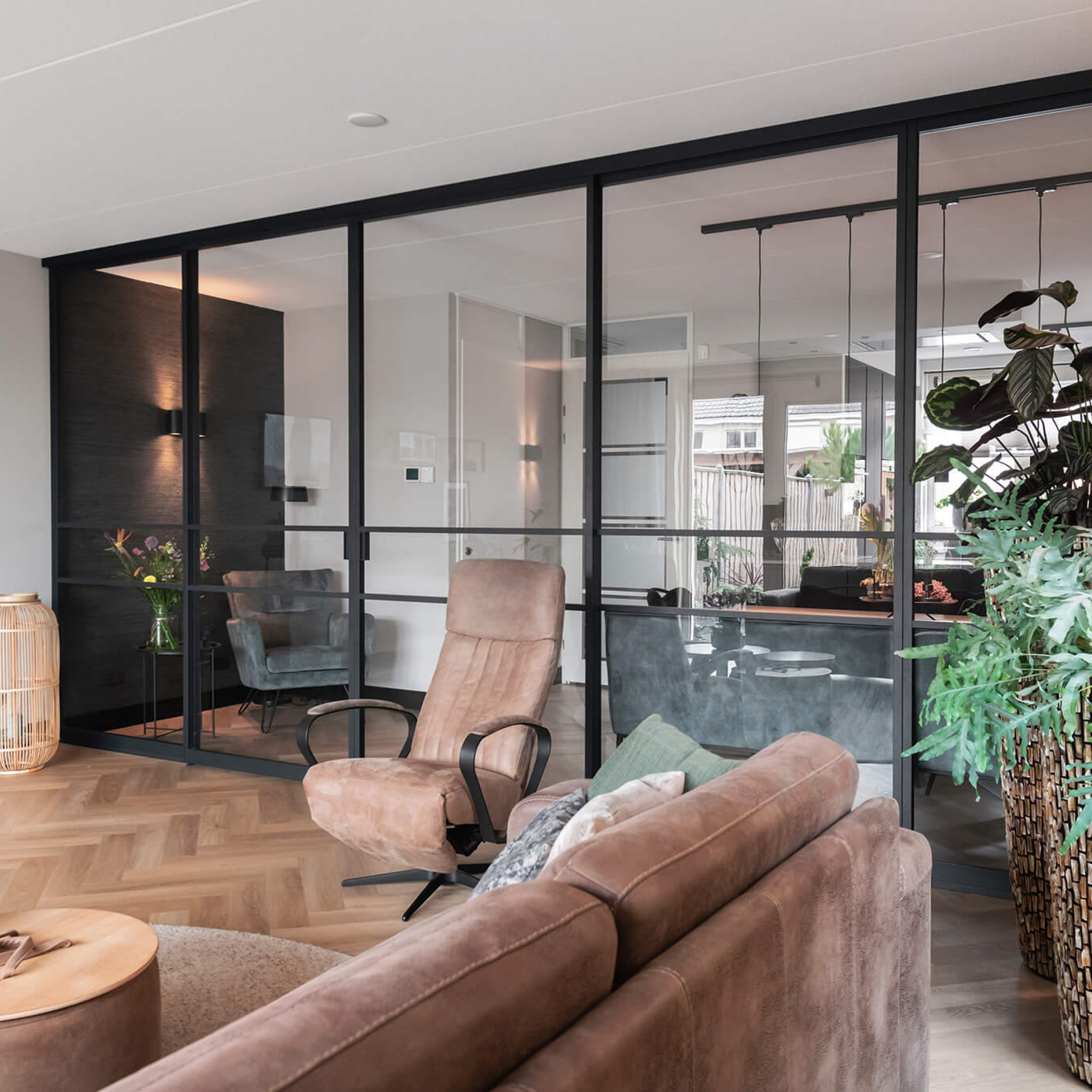 stalen schuifdeuren woonkamer GewoonGers