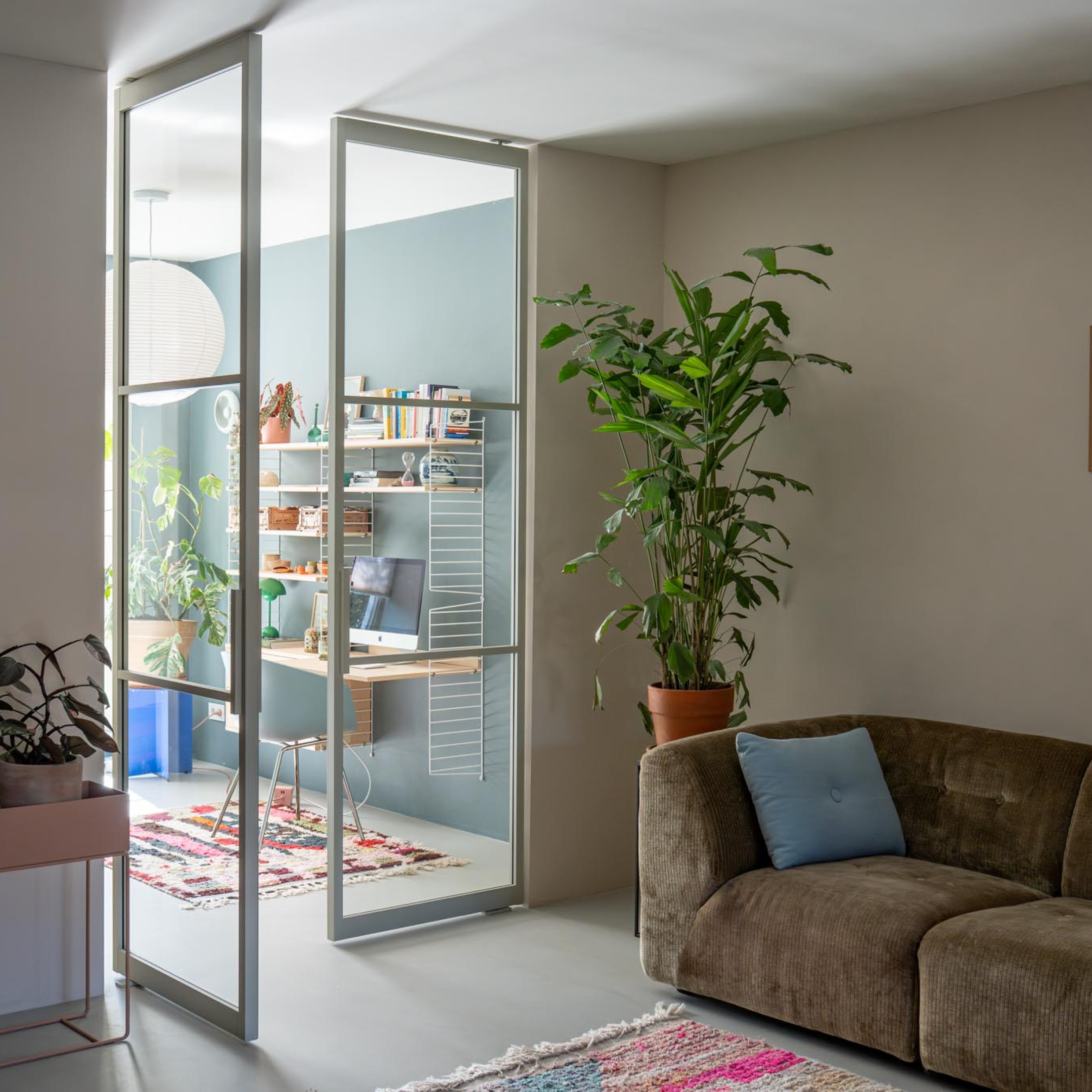 Dubbele taatsdeur van GewoonGers als roomdivider in je interieur