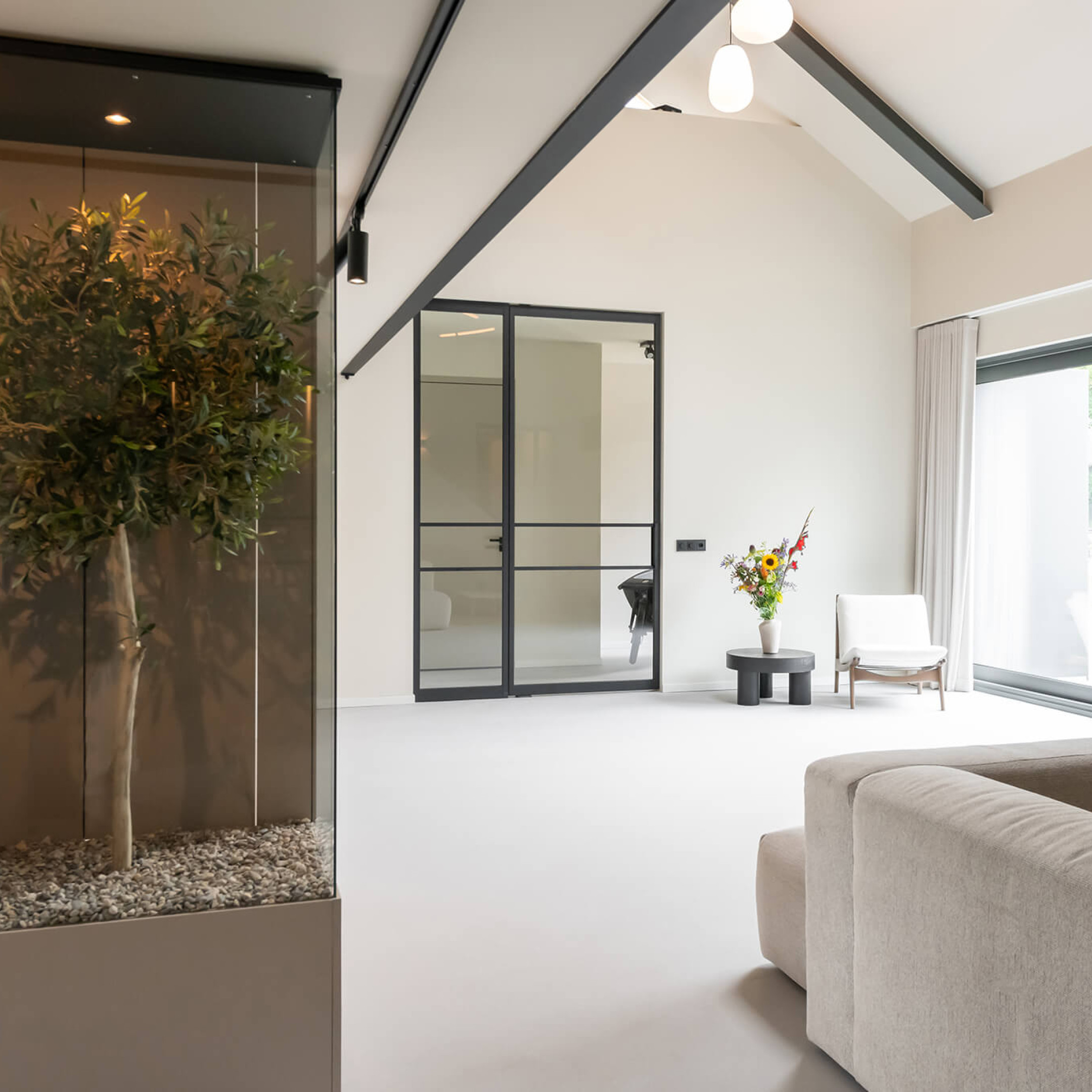 zwarte taatsdeur met glas GewoonGers