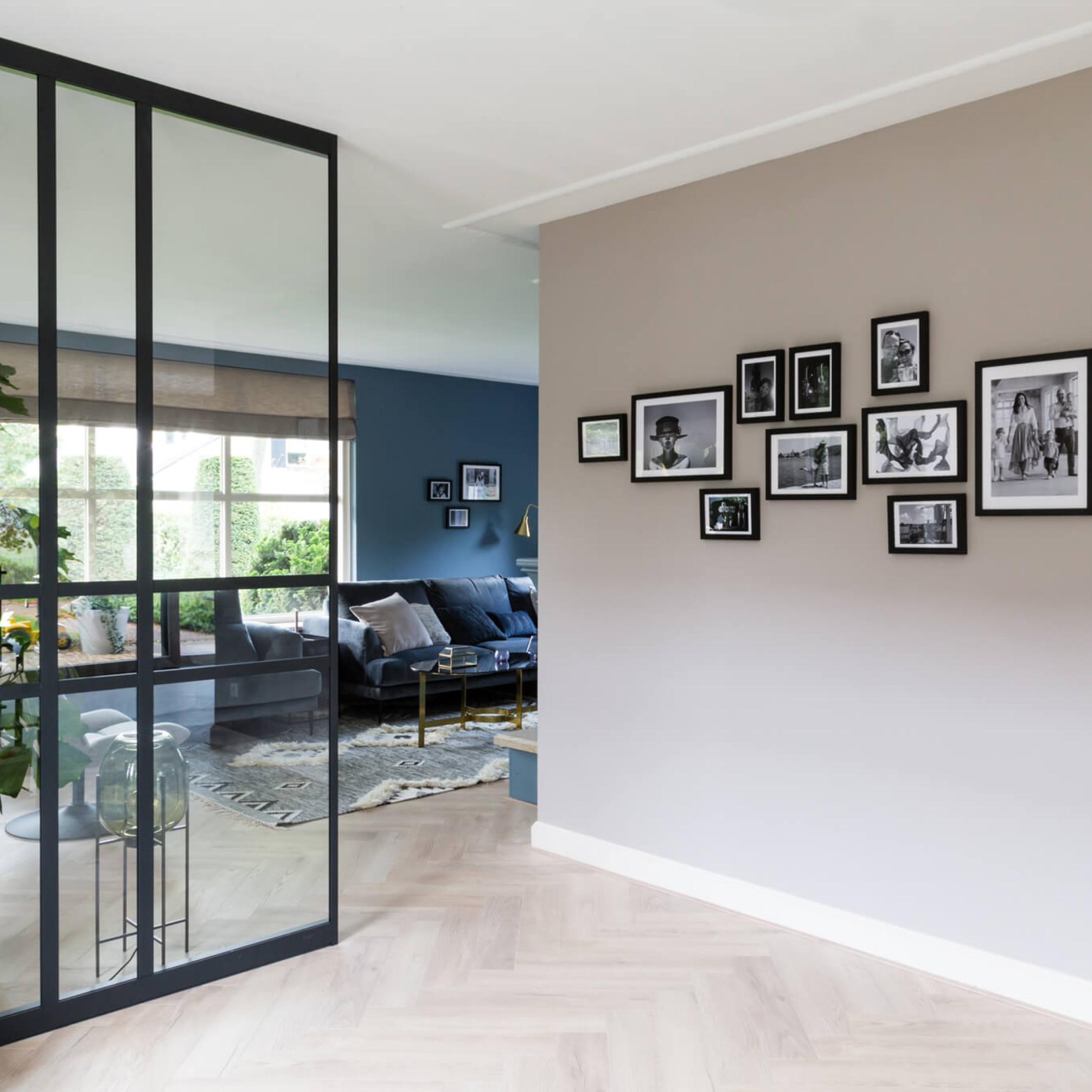 vtwonen roomdivider staal met glas gewoongers