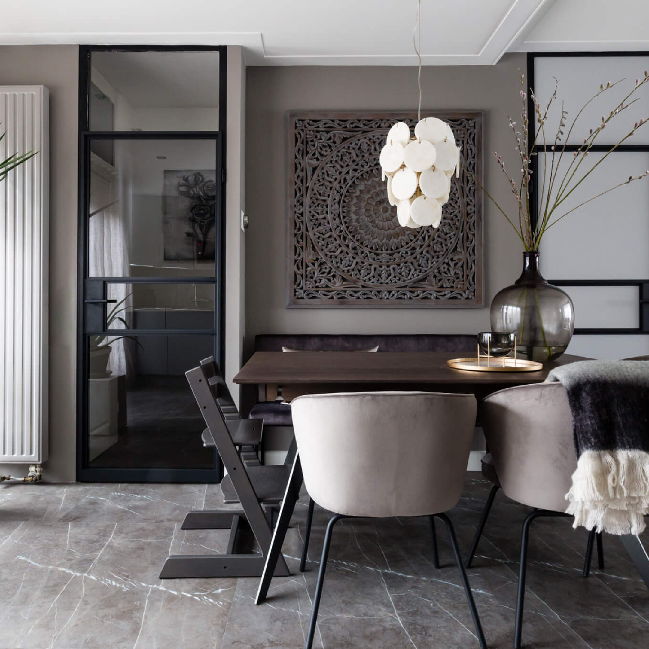 vtwonen interieur stalen deur rookglas GewoonGers