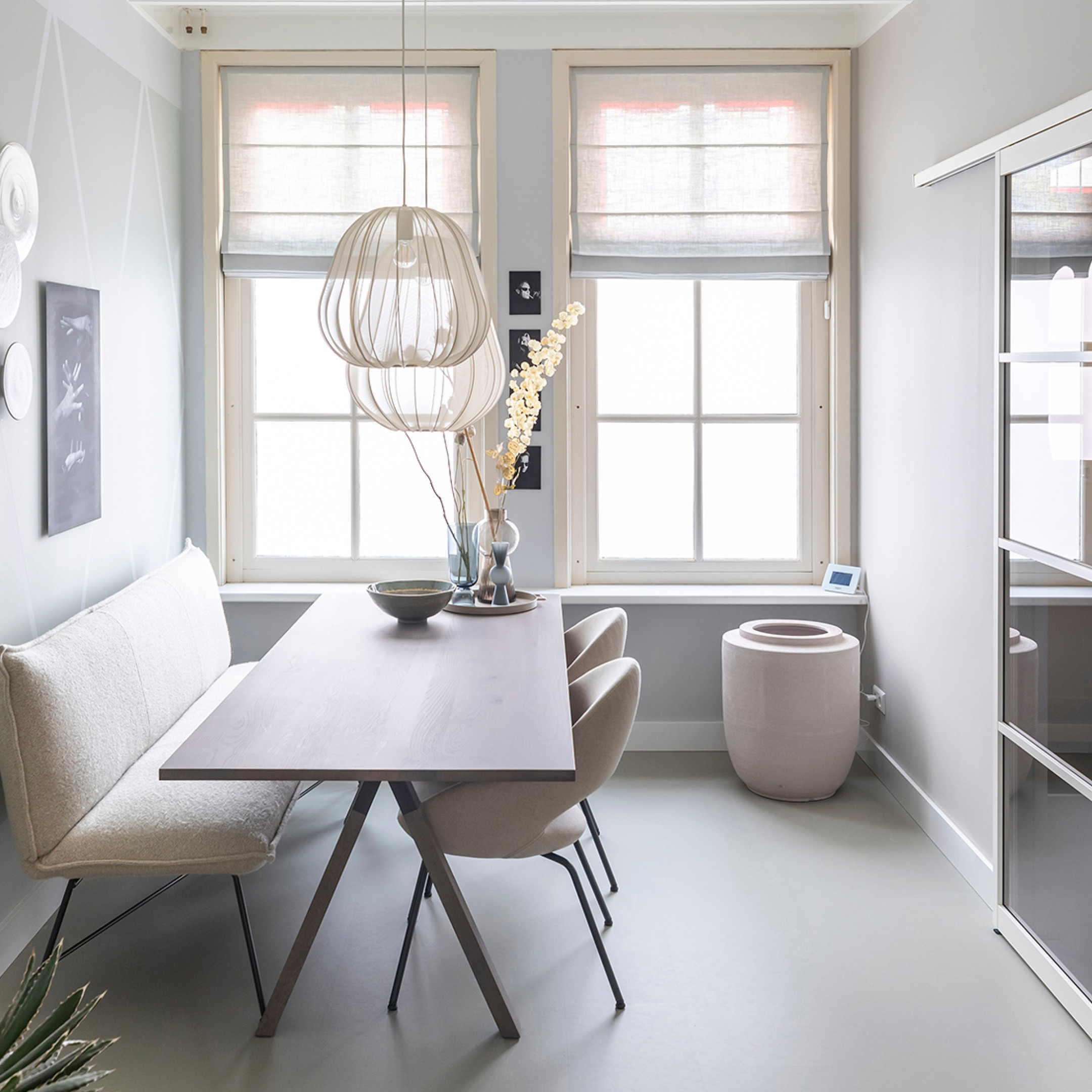 witte stalen schuifdeur rookglas GewoonGers vtwonen