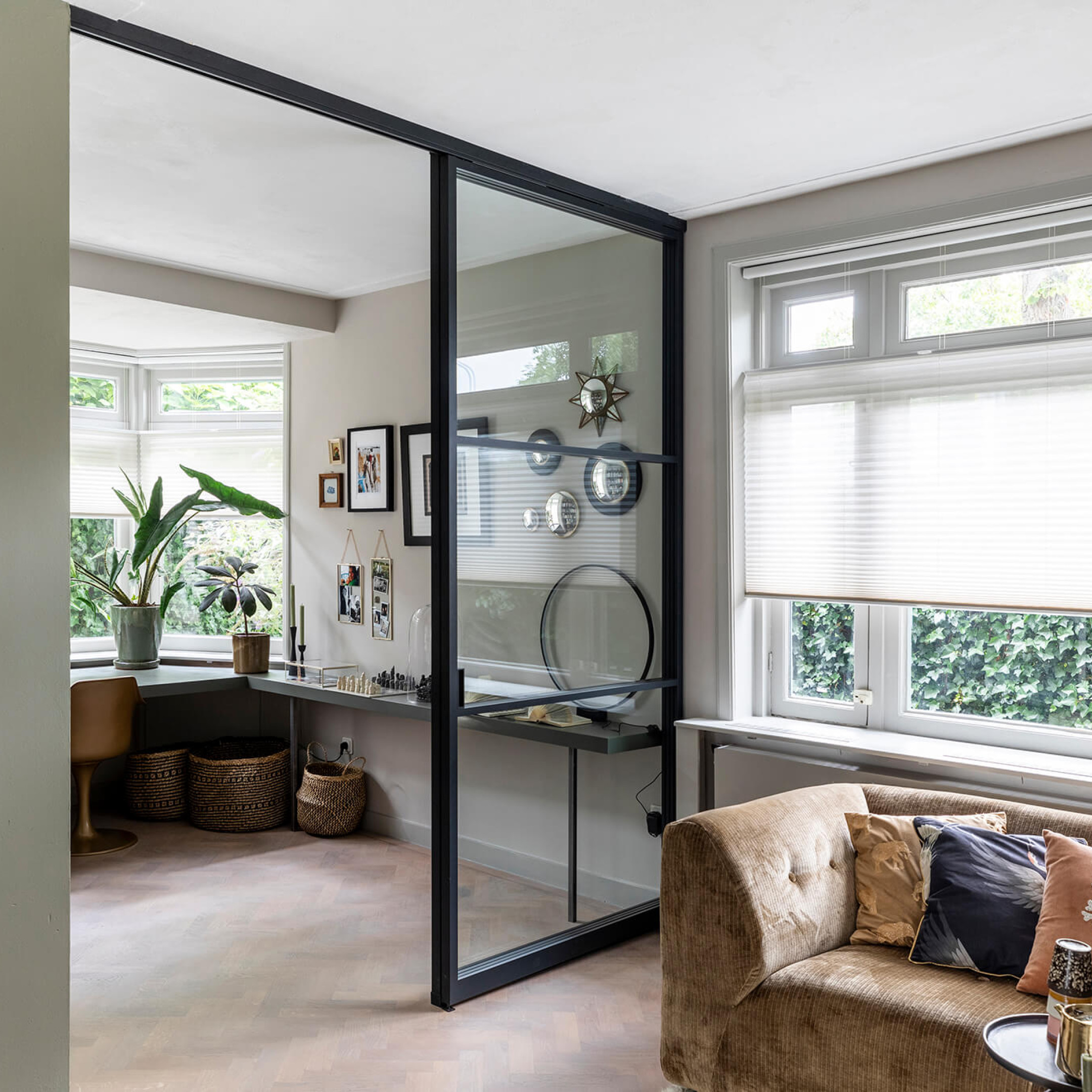 vtwonen schuifwand werk kamer gewoongers