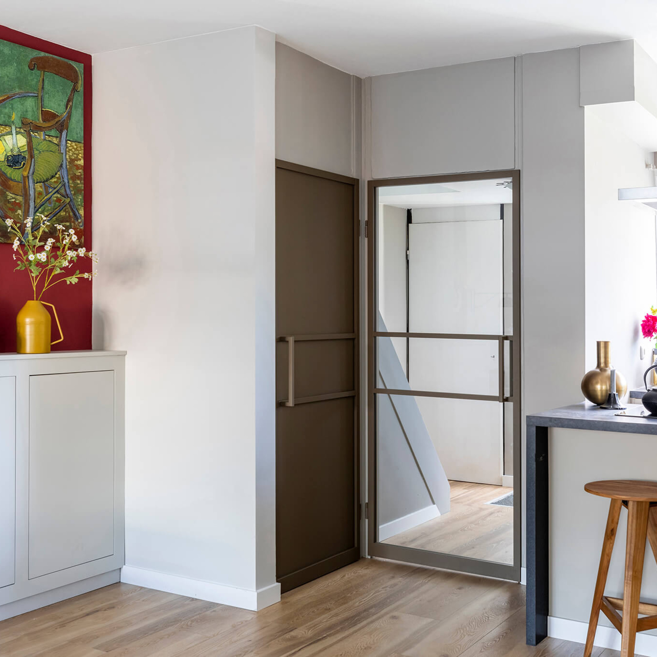 stalen deuren gewoongers vtwonen brons kastdeur