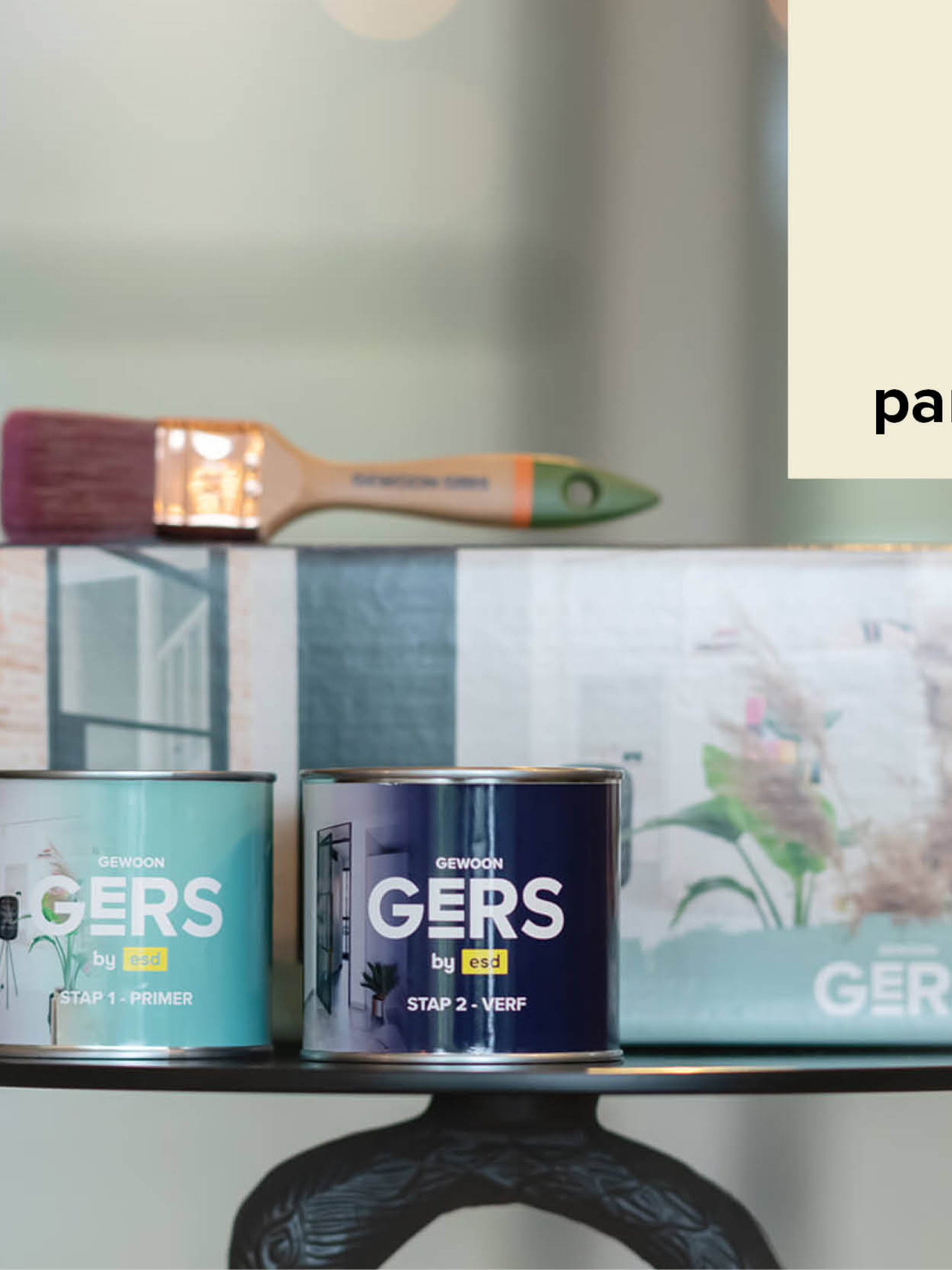 GewoonGers verfset voor deurkozijnen parelwit