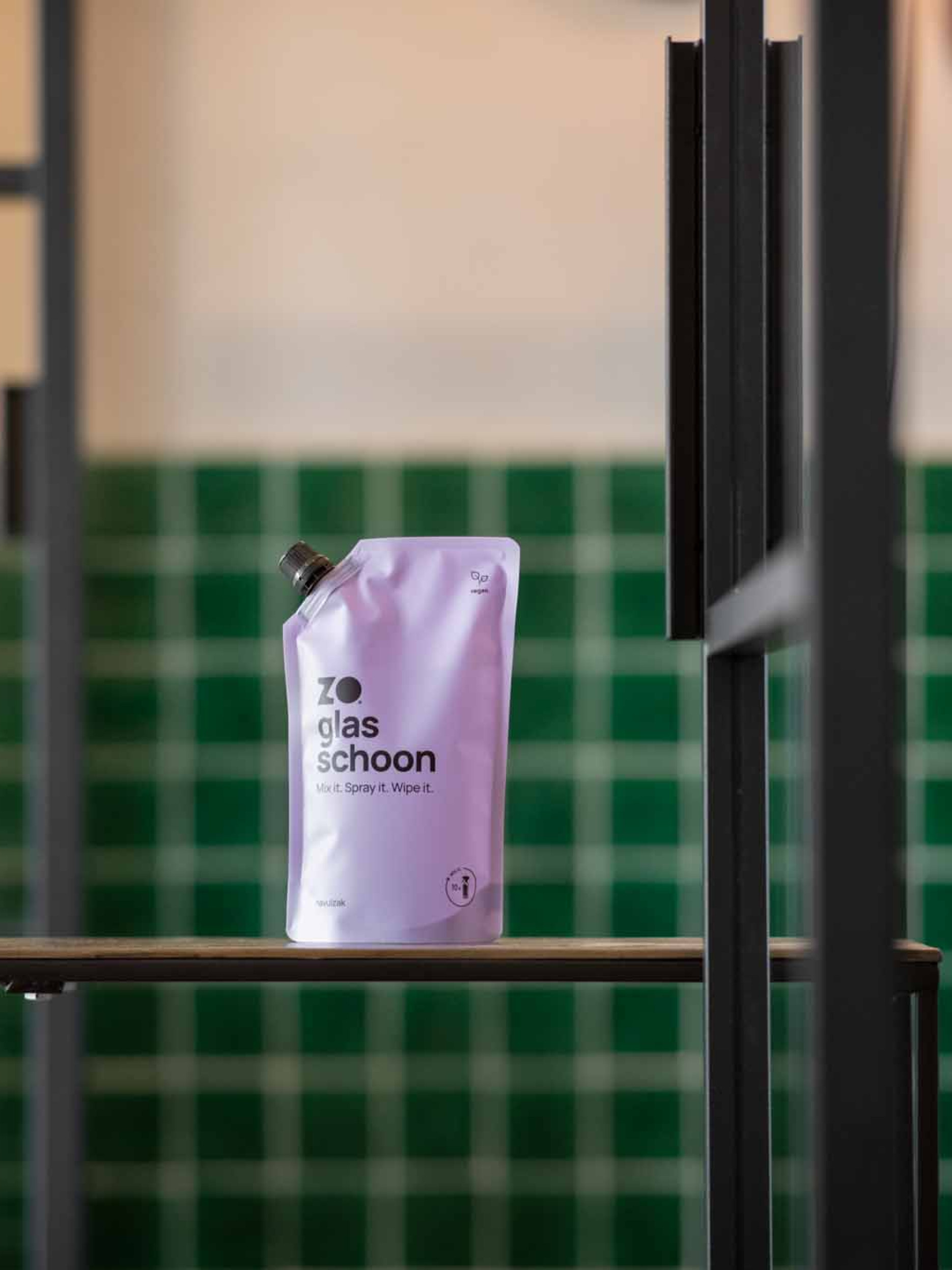 GewoonGers en zo schoon glasreiniger navulling glazen deur schoonmaken