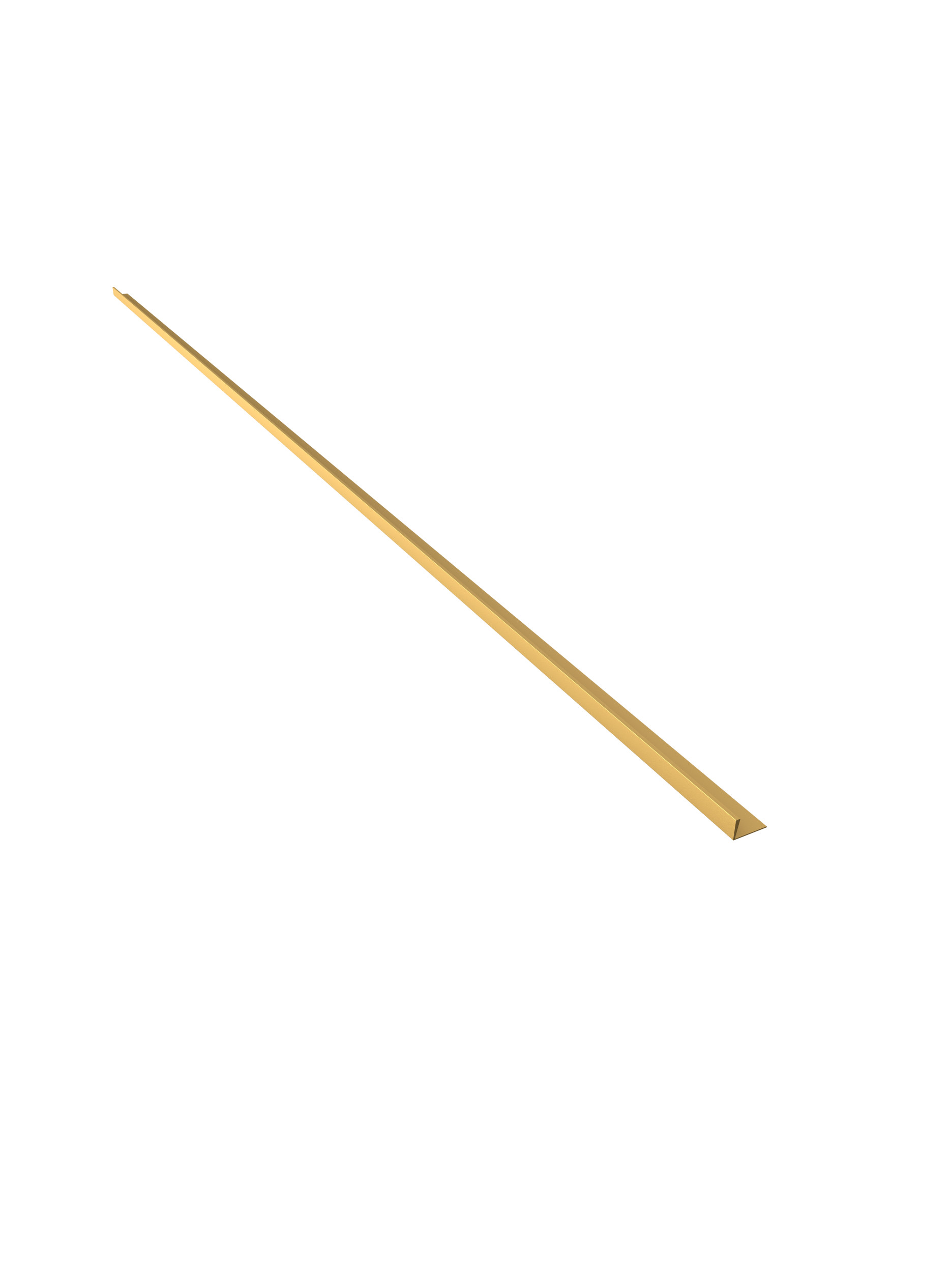 hoeklijn eindprofiel akoestische panelen GewoonGers goud