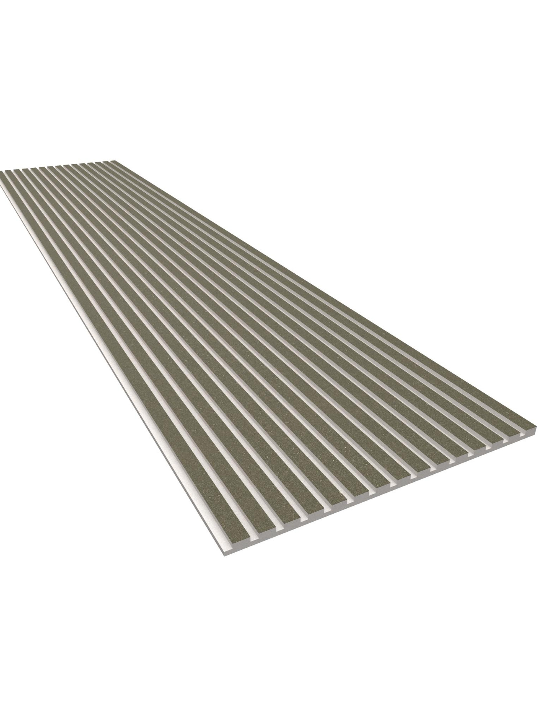 Akoestisch paneel van GewoonGers met beige vilt voor geluiddemping in huis