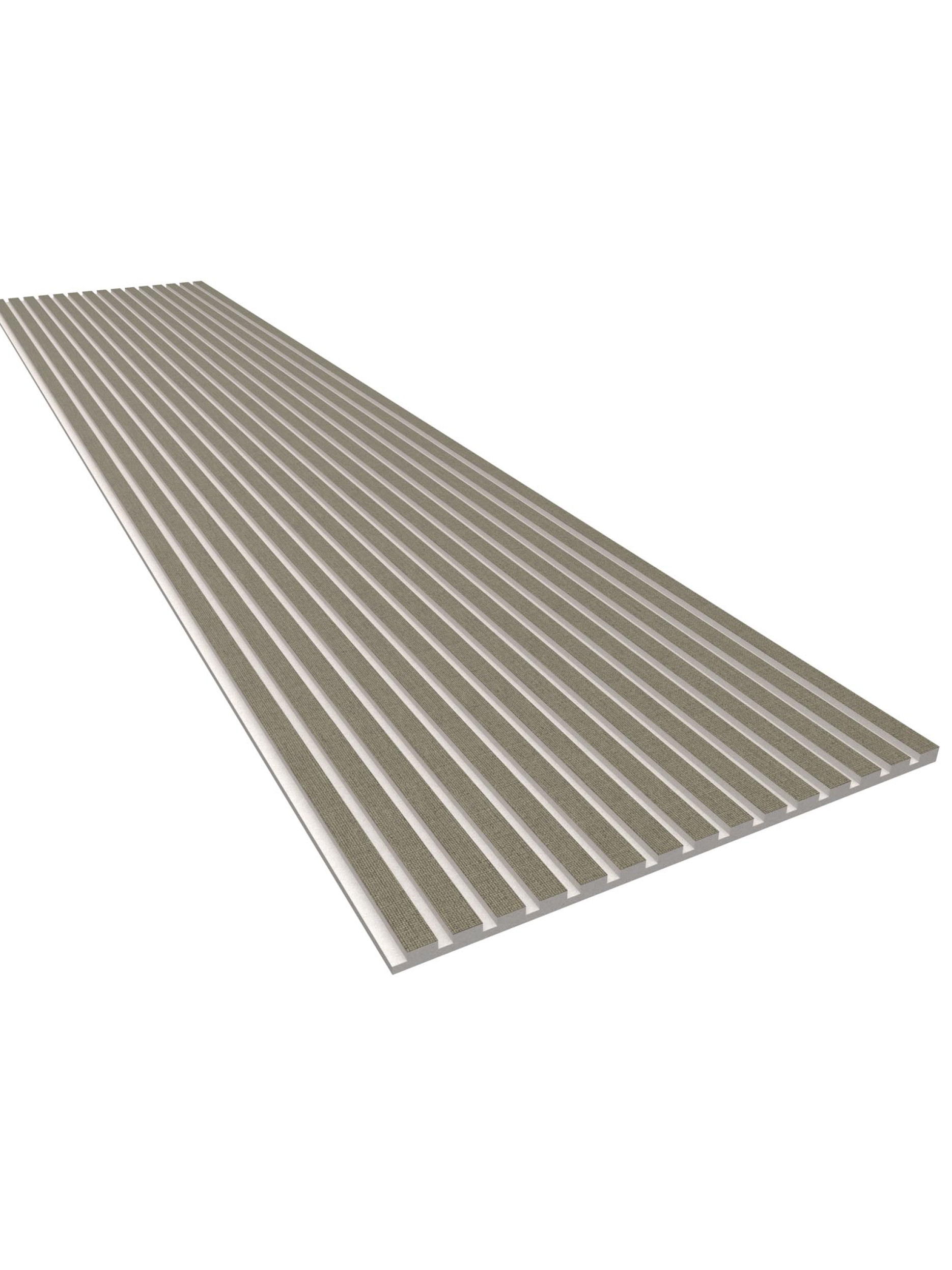 Akoestisch paneel van GewoonGers met beige vilt voor geluiddemping in huis