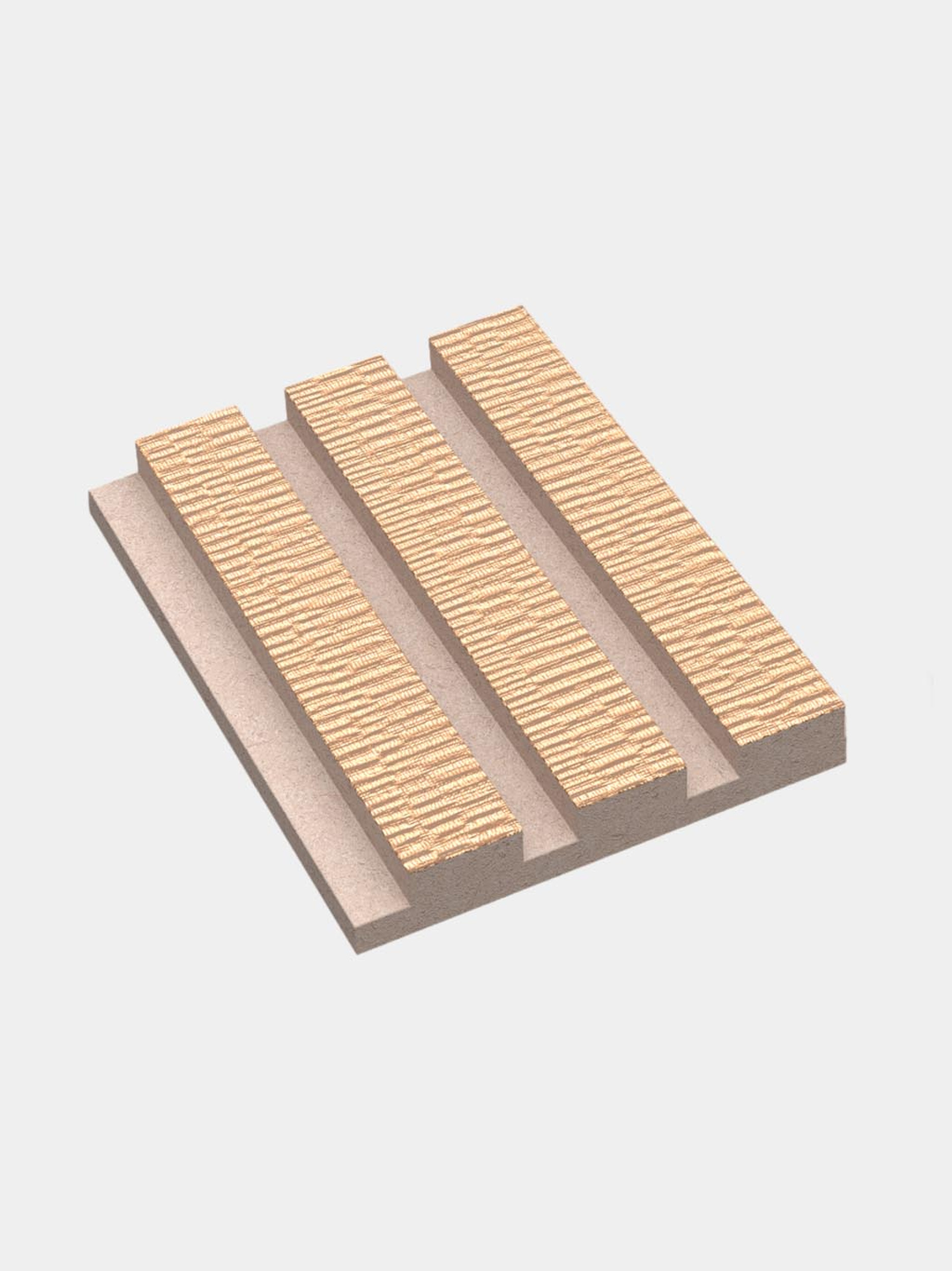 kleurstaal akoestisch paneel GewoonGers beige vilt