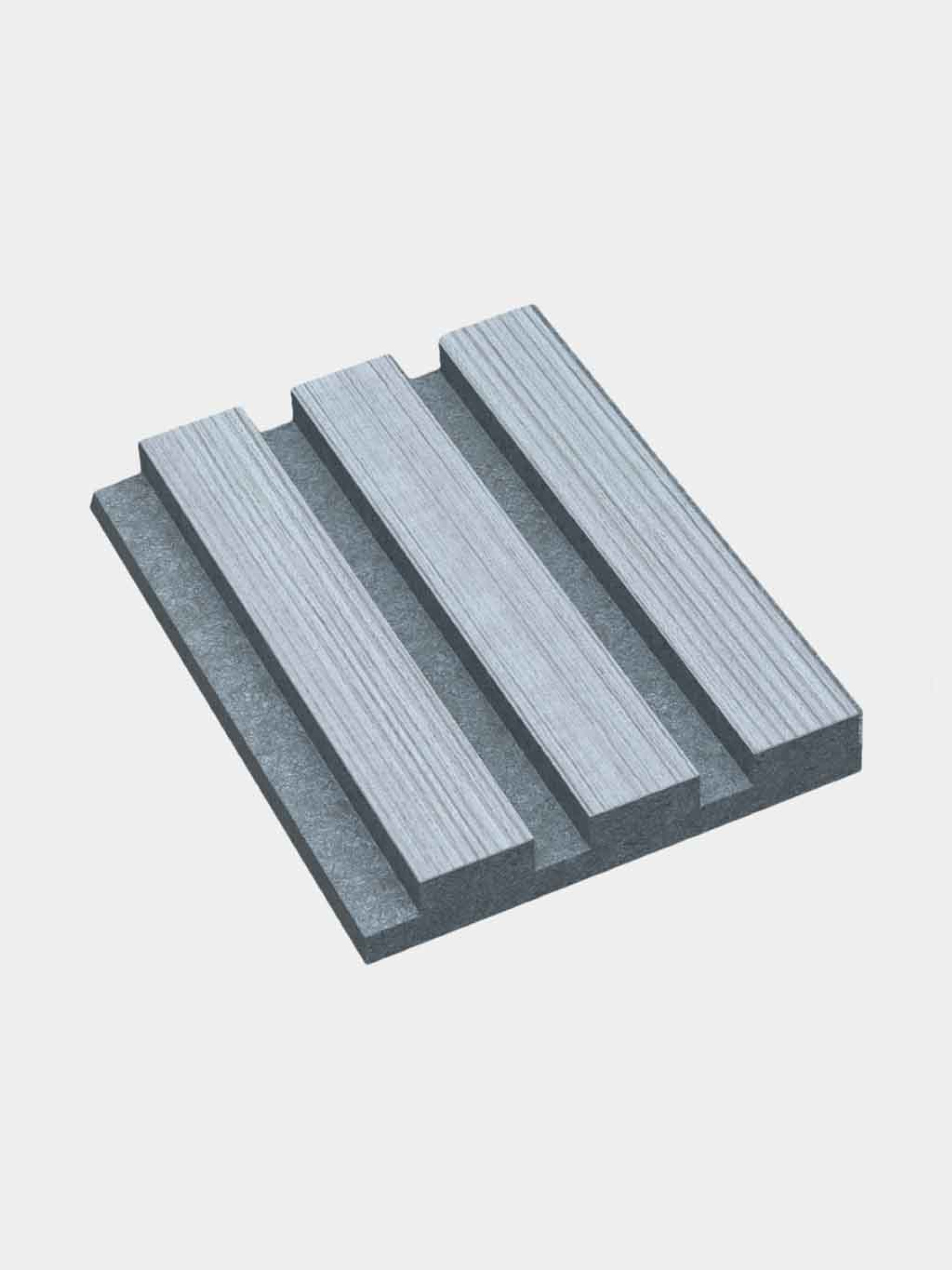 kleurstaal akoestisch wandpaneel grijsblauw vilt van GewoonGers