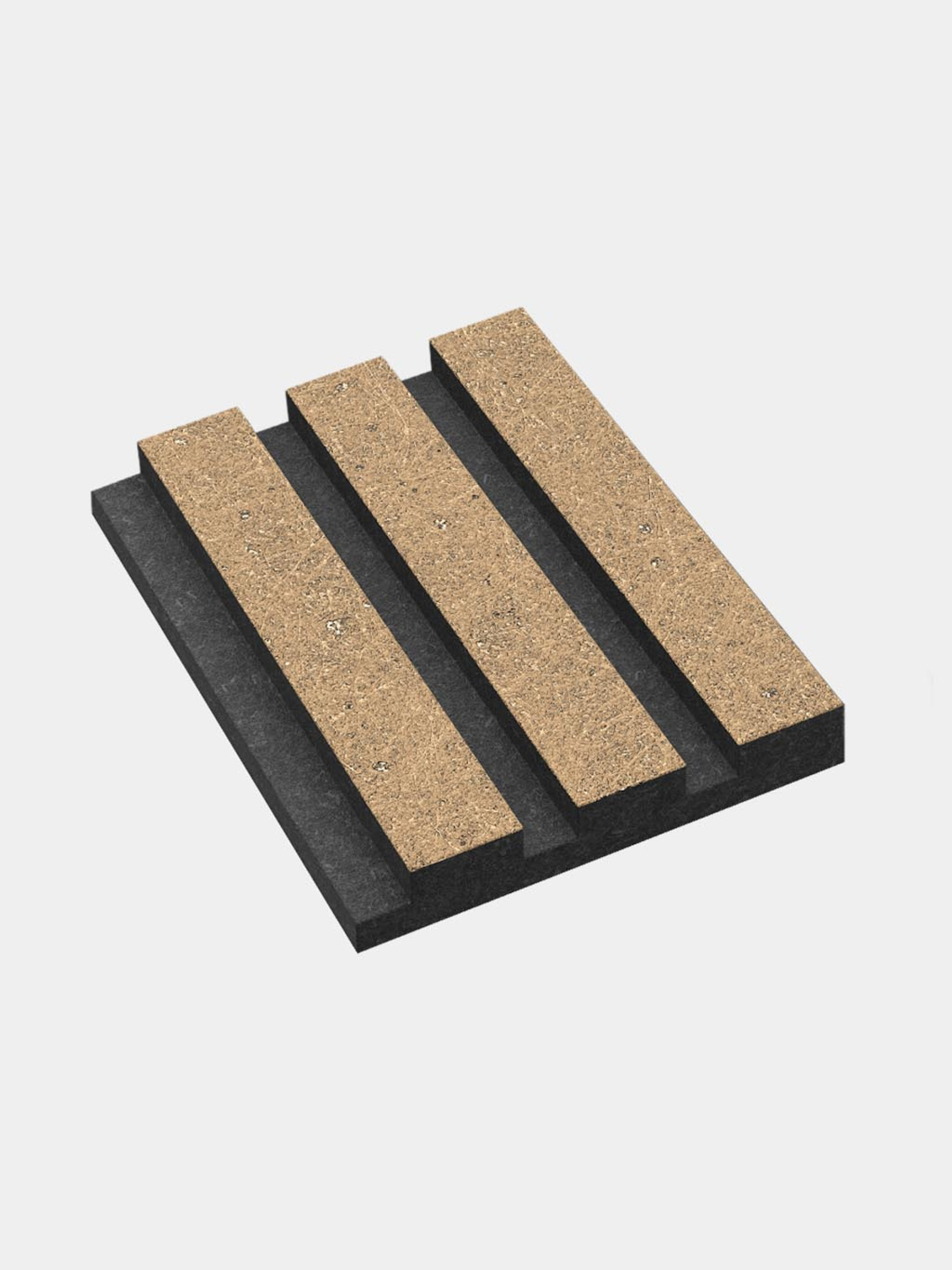 Akoestisch paneel kleurstaal lattenwand GewoonGers bruin