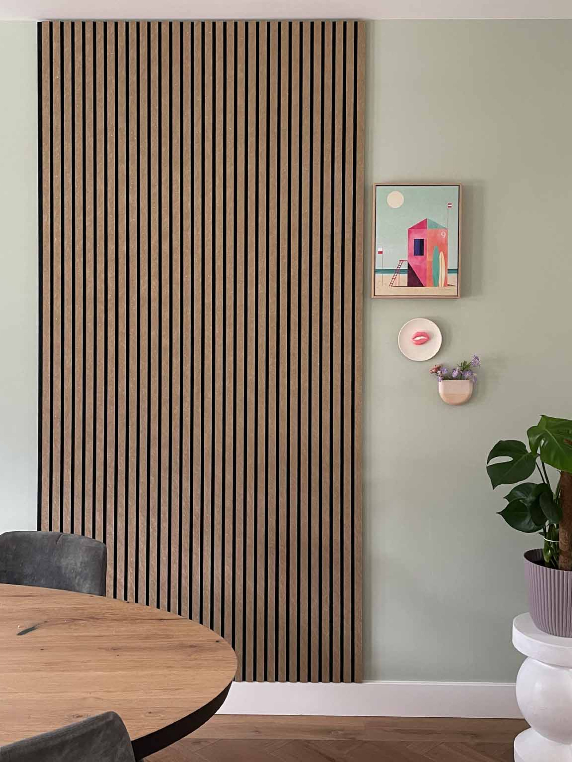 akoestische panelen goud met zwart vilt akupanel GewoonGers