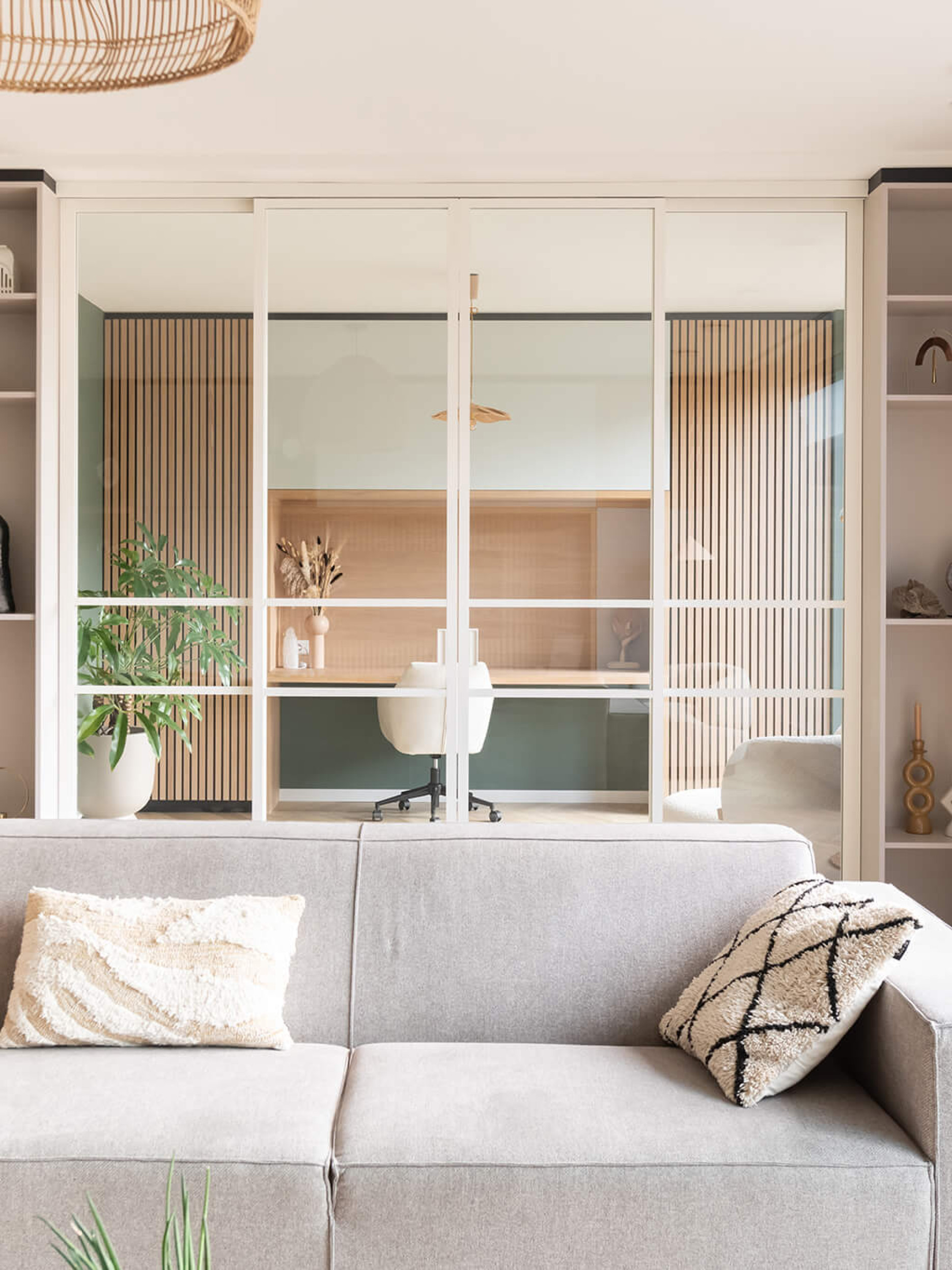 schuifwand woonkamer werk kamer GewoonGers