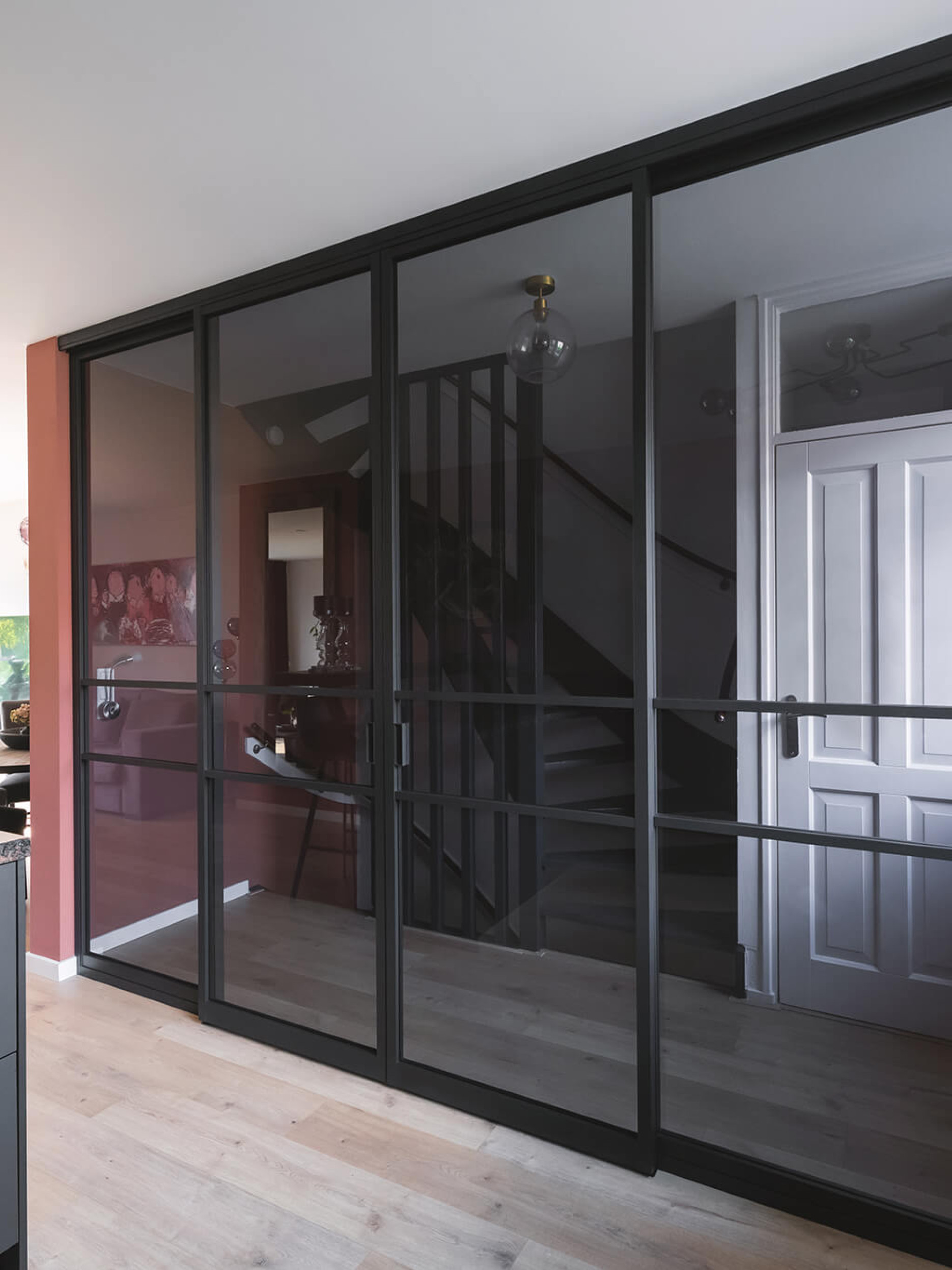 Gewoon Gers schuifwand rookglas