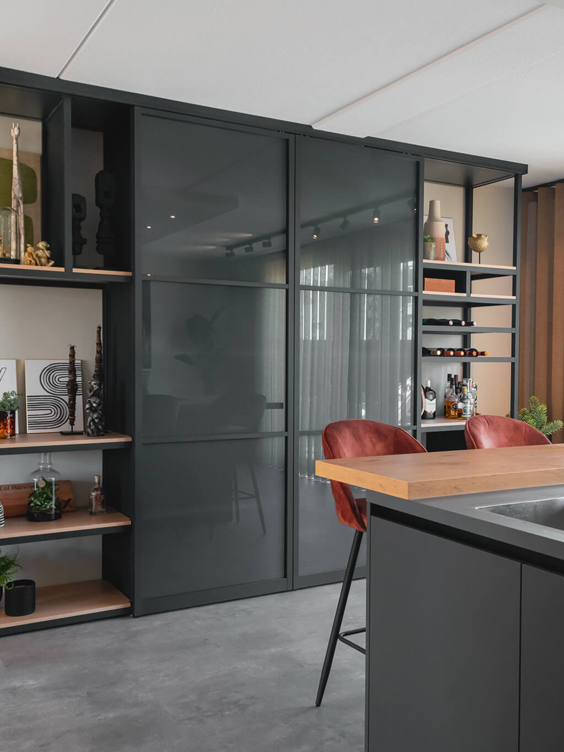 framewerk open kast vakken kast schuifdeuren gewoon gers