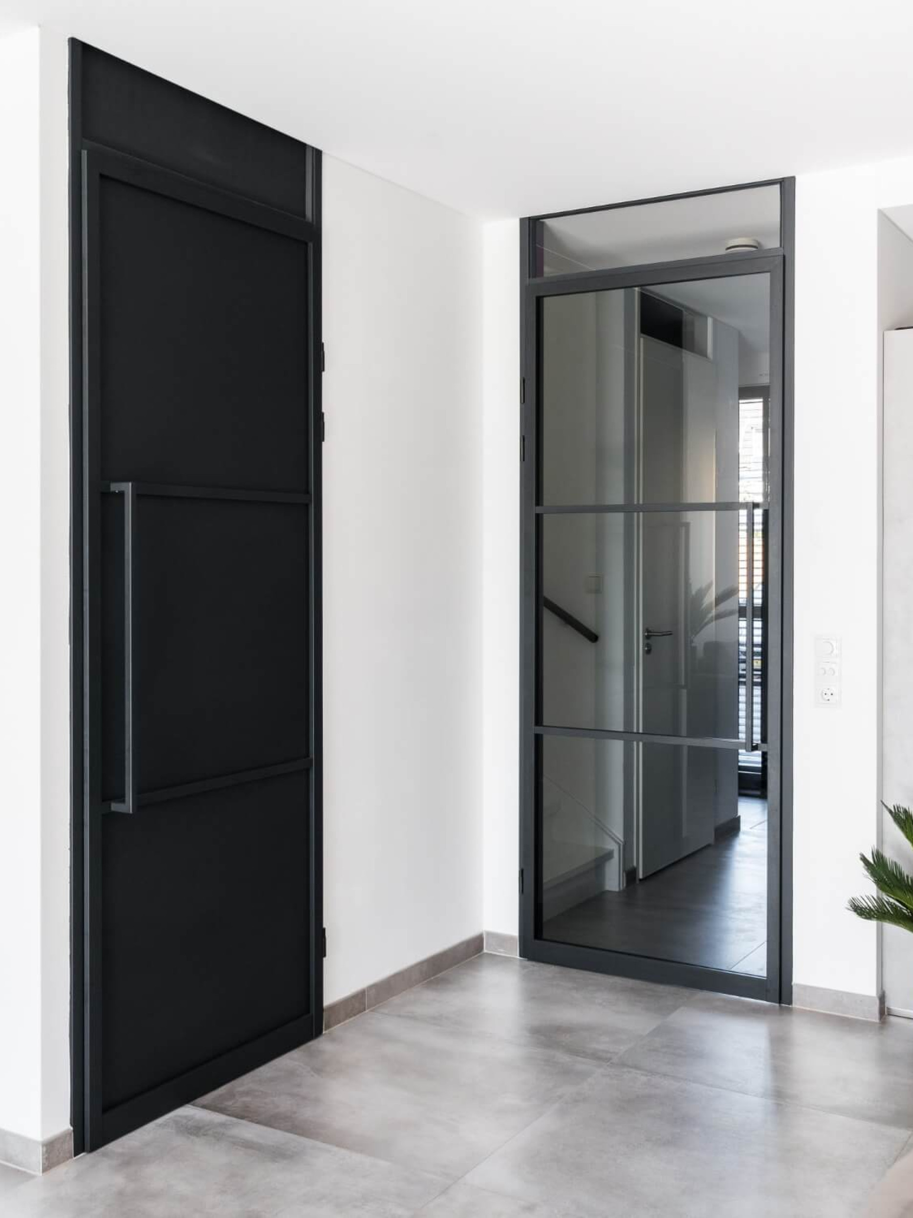 stalen deur handgreep