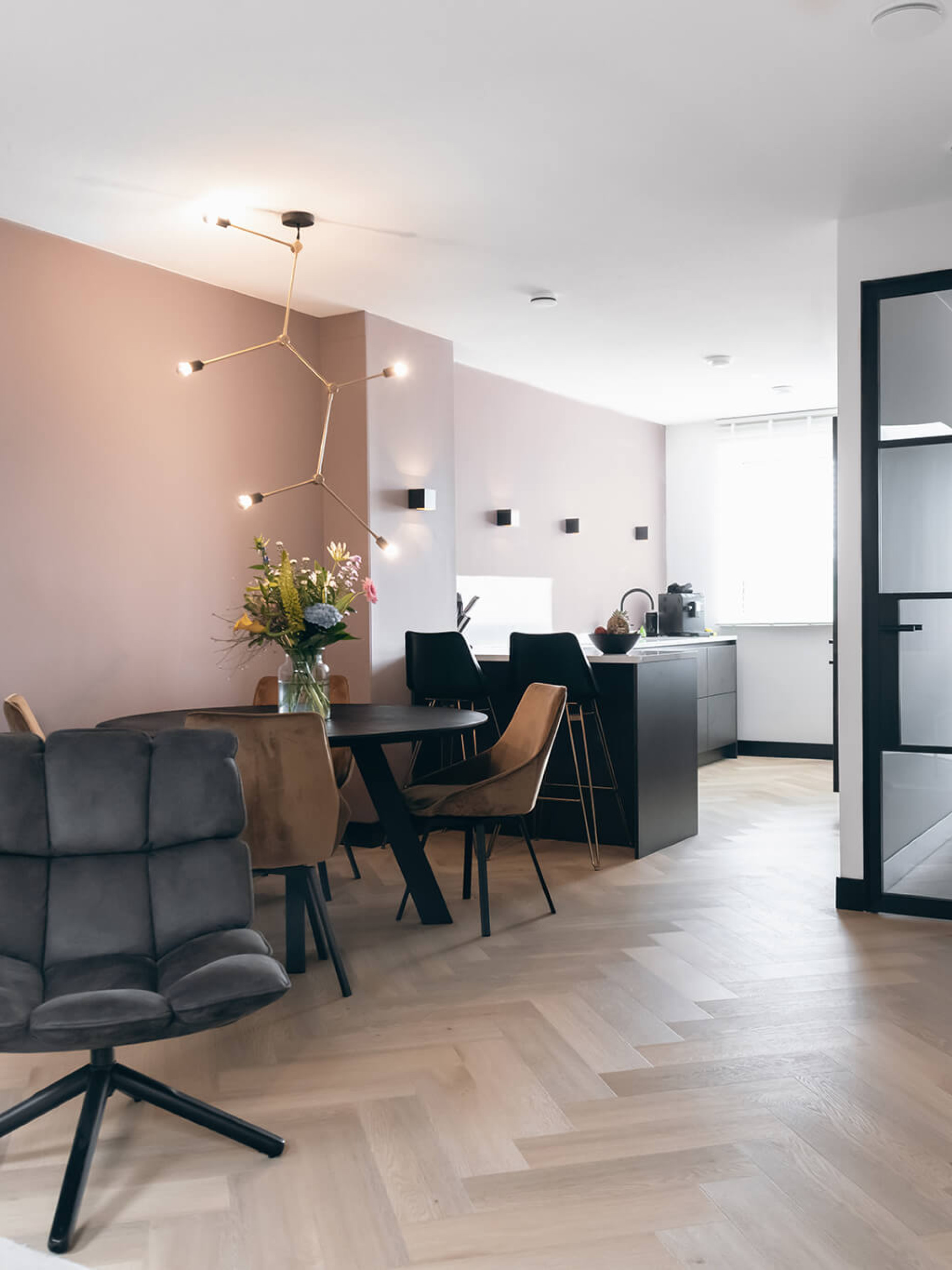 zwarte opdekdeur voor eigen kozijn gewoon gers